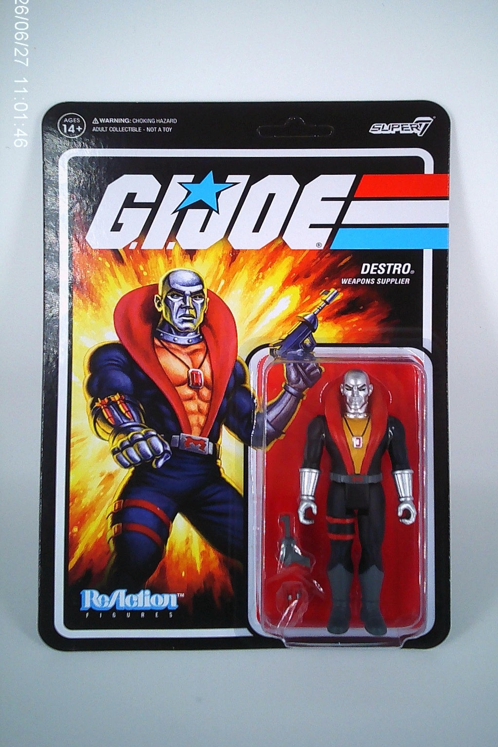 Destro 3.75" G.I.Joe "Cobra" ReAction figure Super7