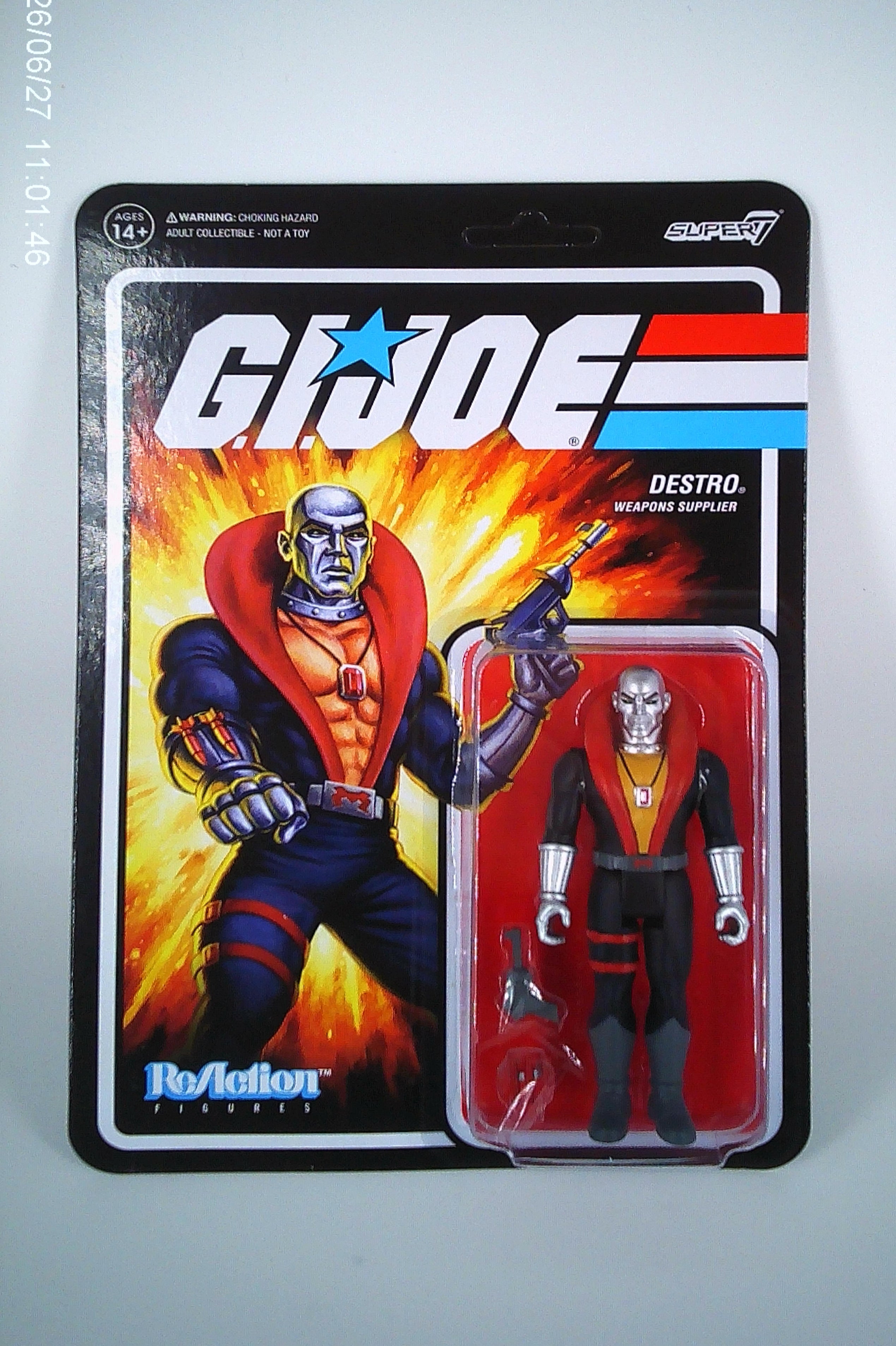 Destro 3.75" G.I.Joe "Cobra" ReAction figure Super7