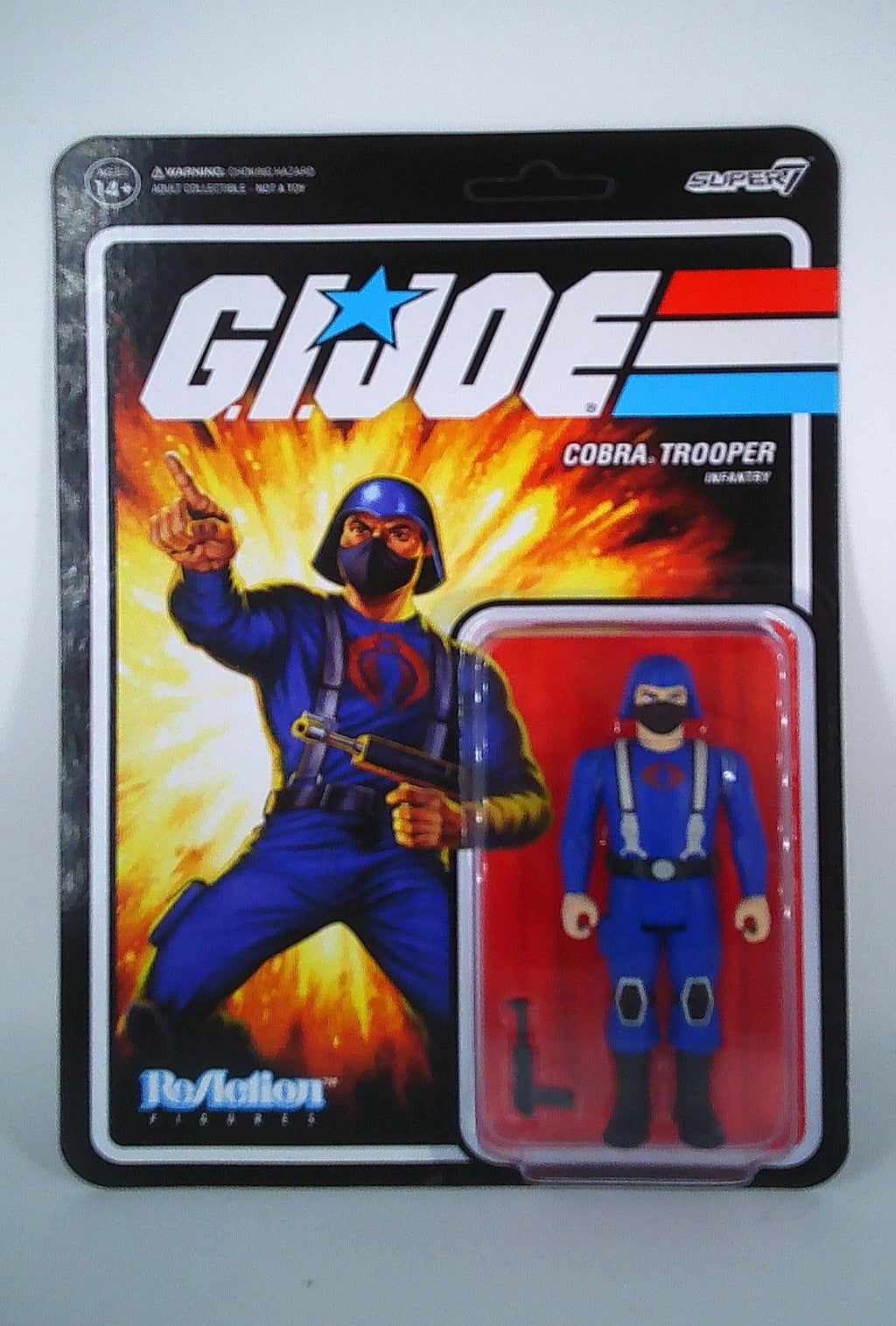 Trooper 3.75 G.I.Joe "Cobra" (version 1) ReAction figure Super7