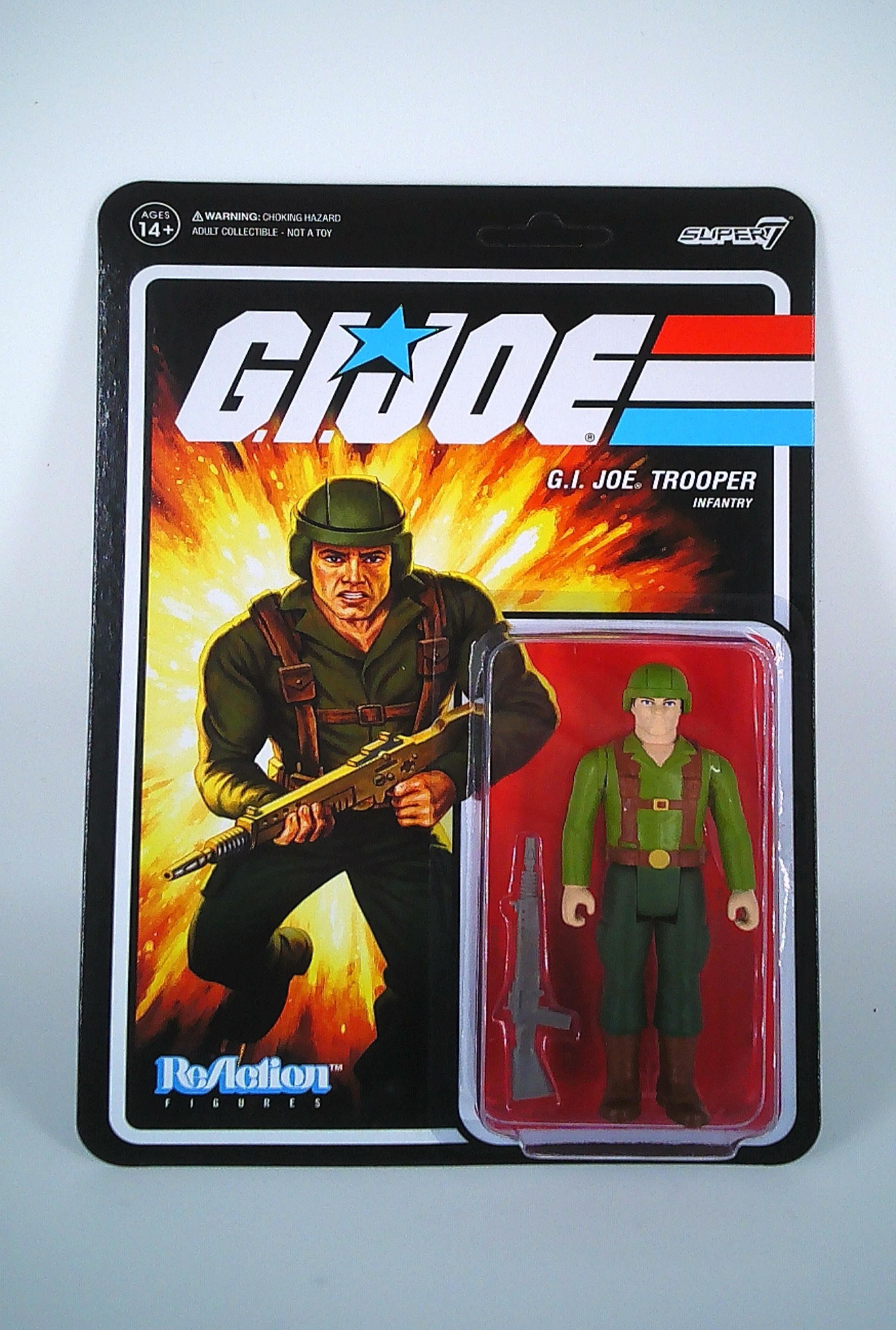 Trooper 3.75" G.I.Joe  (version 1) ReAction figure Super7