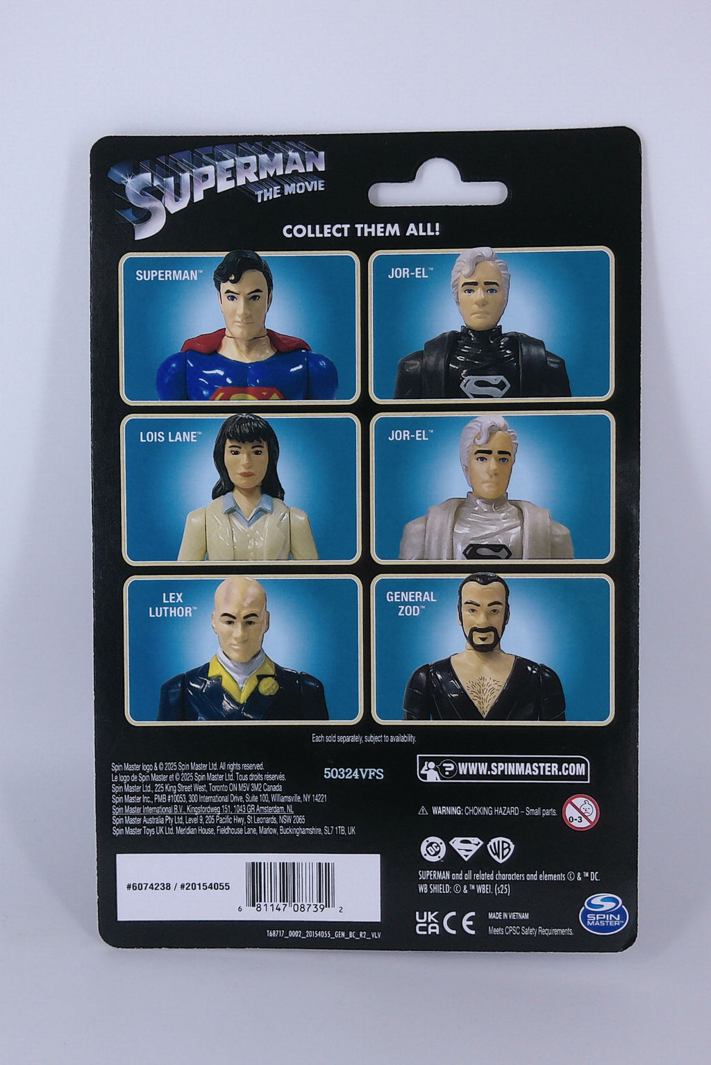 Jor-El (White robes) Superman: The movie 5" carded figure 2025