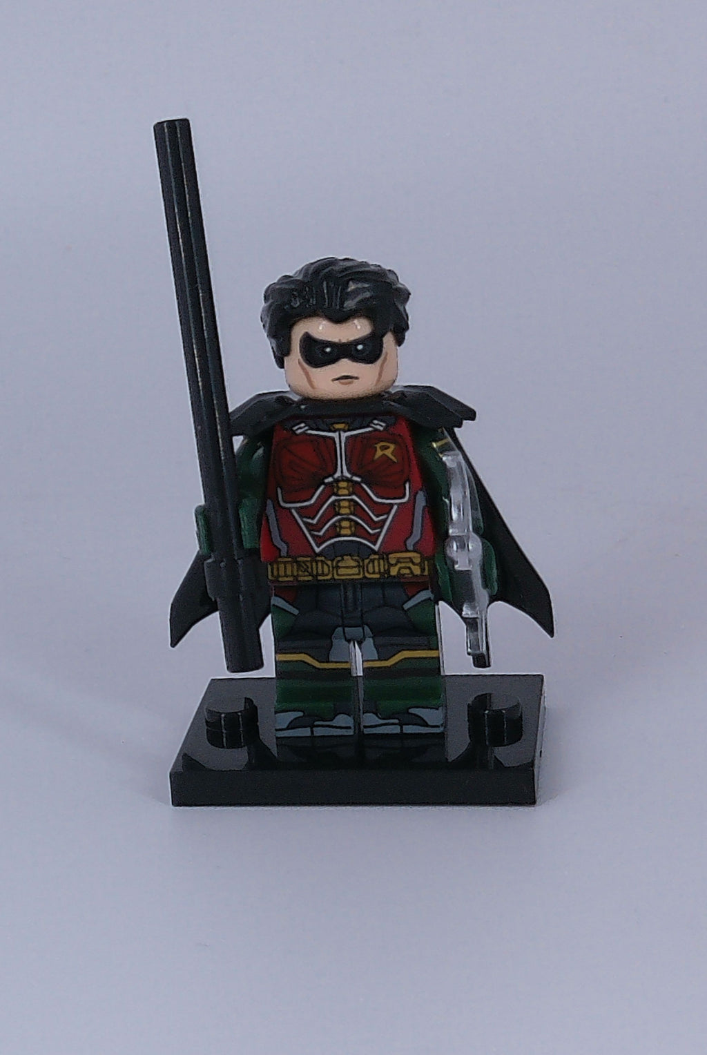 Custom Robin "Arkham City" 2 inch figure (Brick building) DC Comics