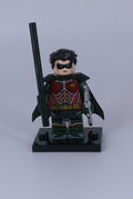 Custom Robin "Arkham City" 2 inch figure (Brick building) DC Comics