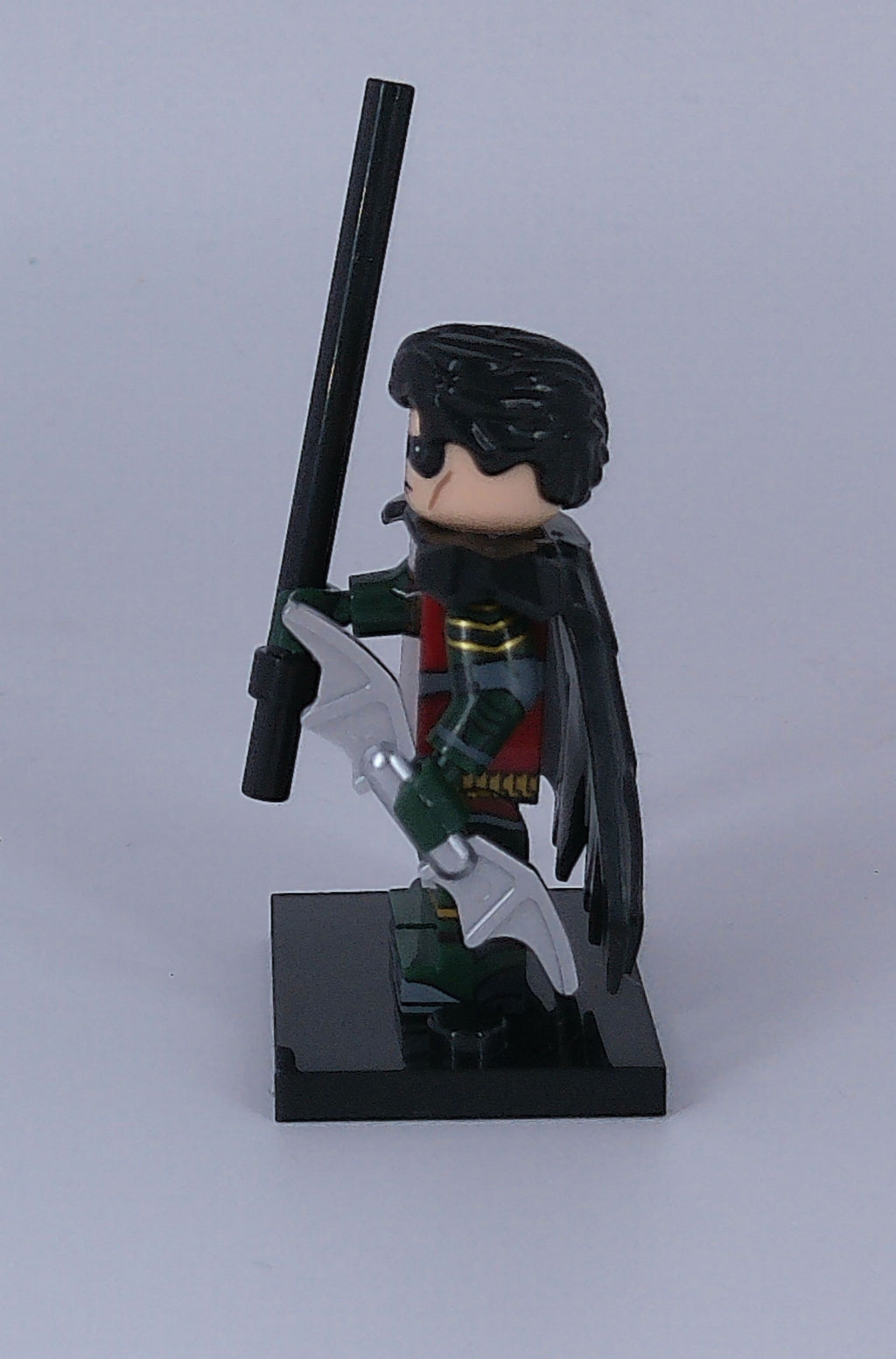 Custom Robin "Arkham City" 2 inch figure (Brick building) DC Comics