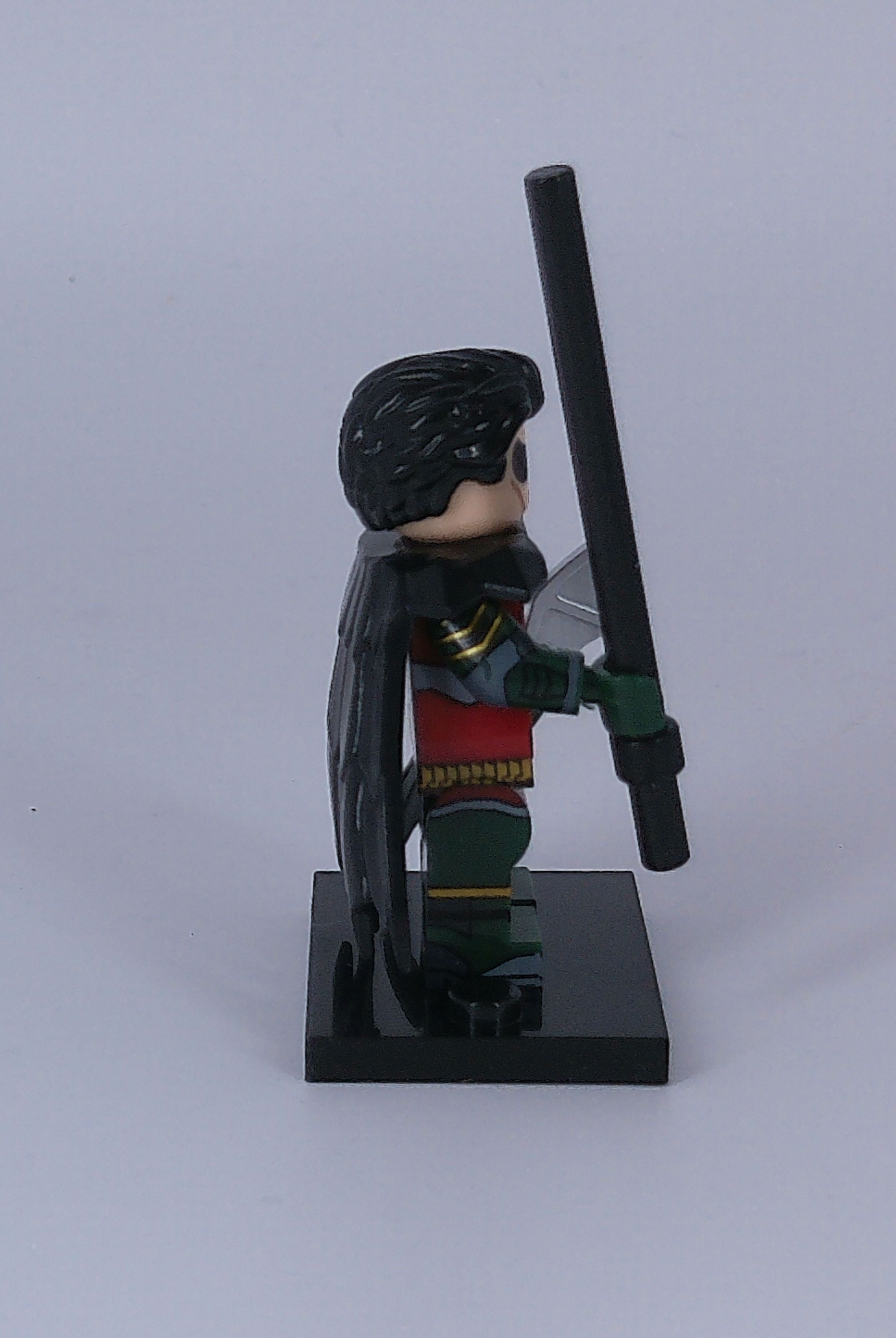 Custom Robin "Arkham City" 2 inch figure (Brick building) DC Comics