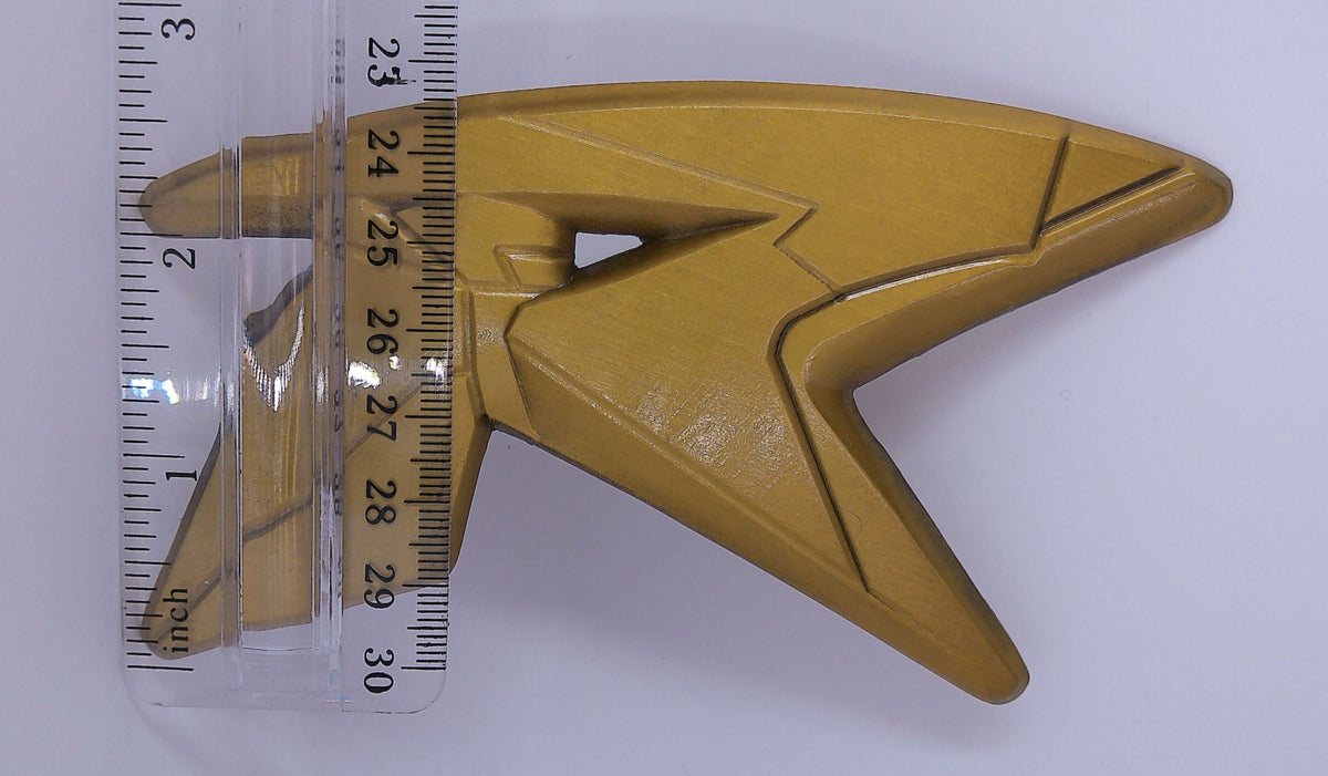 Robin prop Shuriken metal "Birdarang" prop from Titans Show