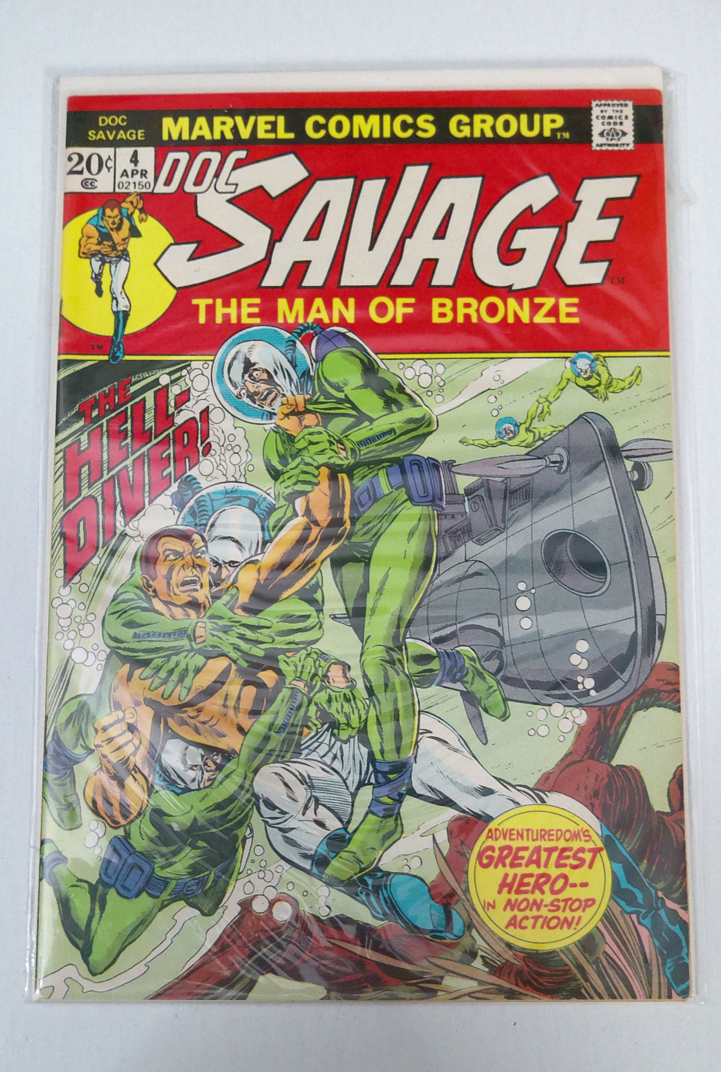 Doc Savage "The Man of Bronze" issue #4 1972