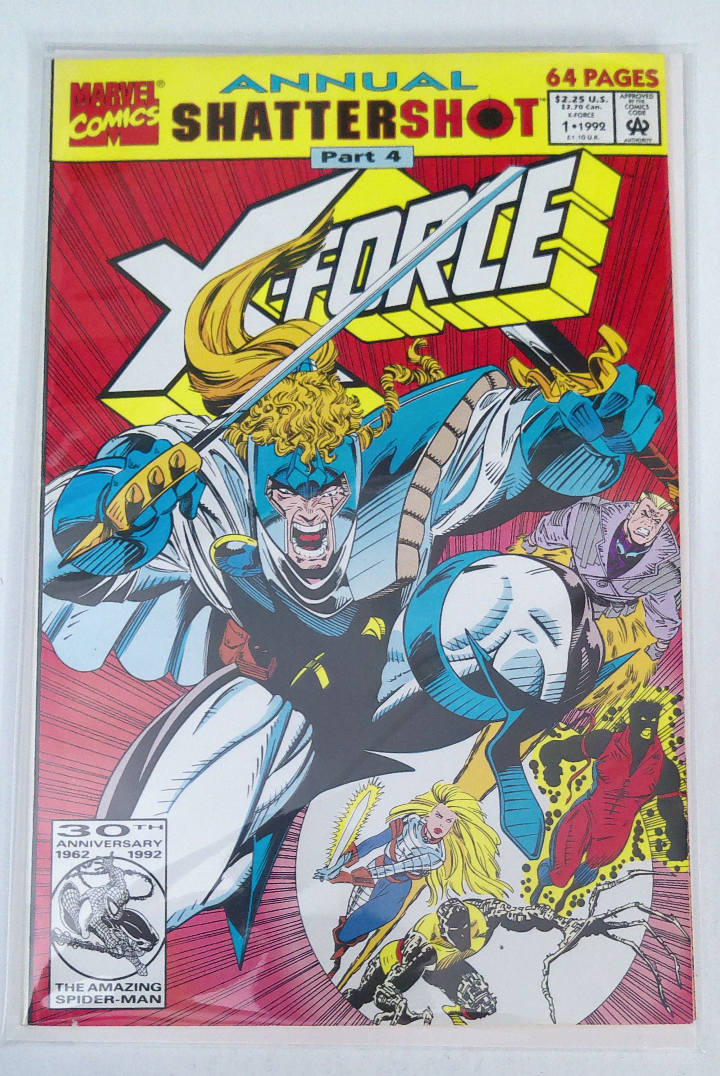 Marvel Annual "Shattershot" X-force Issue #1 1992