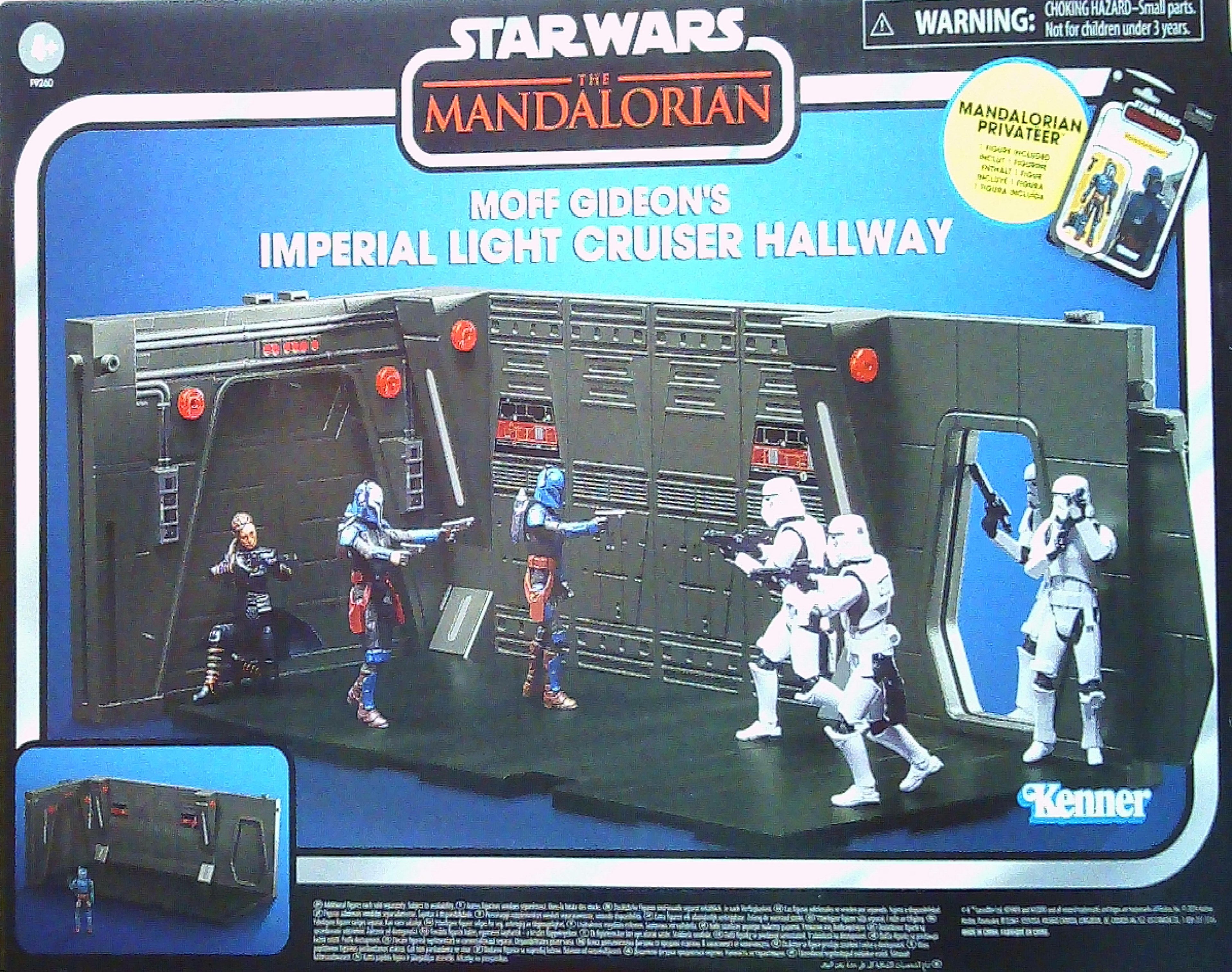 Moff Gideon's Imperial Cruiser Hallway "The Mandalorian" playset Star wars Kenner