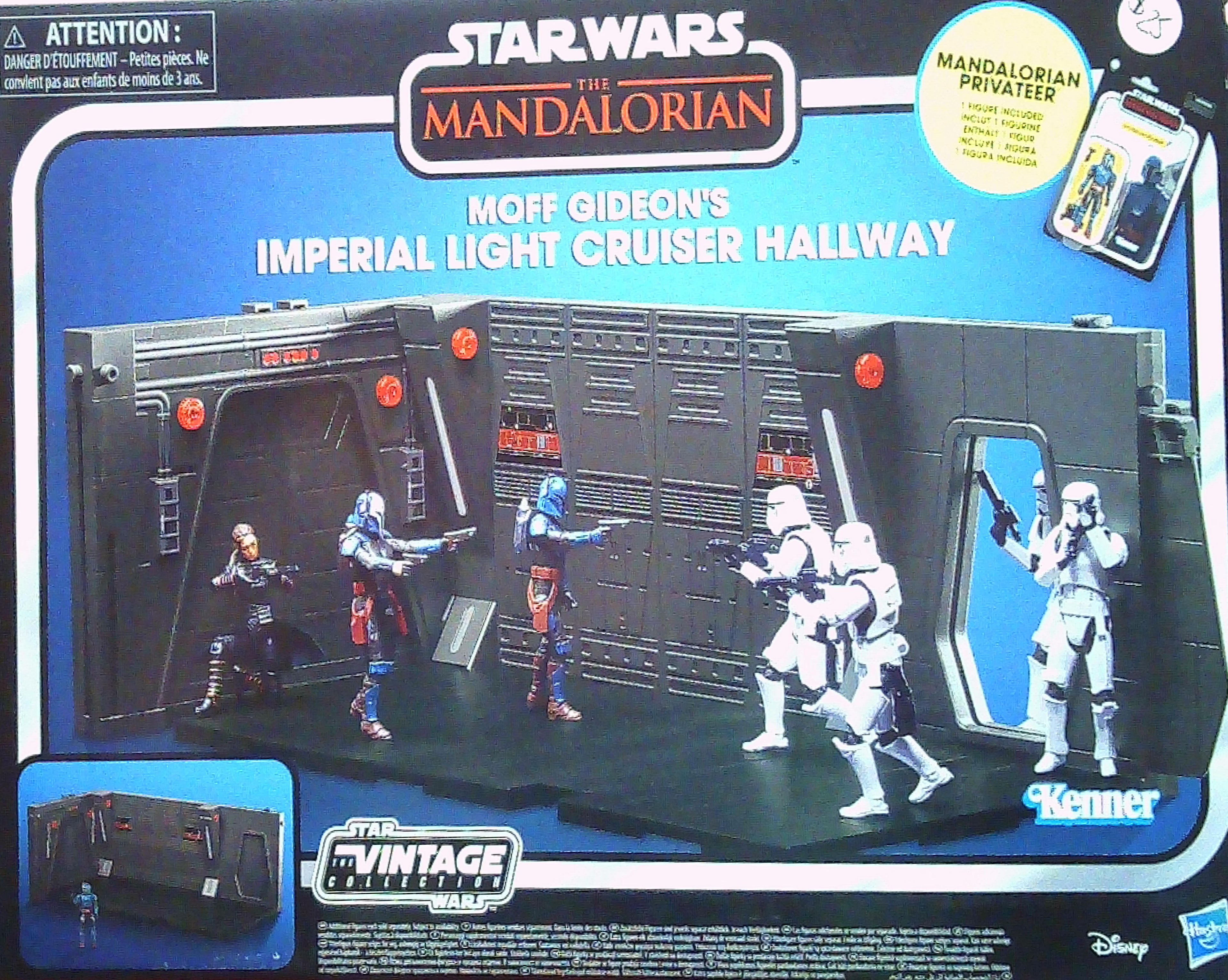 Moff Gideon's Imperial Cruiser Hallway "The Mandalorian" playset Star wars Kenner