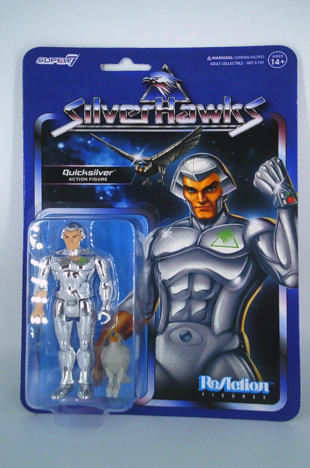 Quicksilver "SilverHawks" figure 4" ReAction Super7