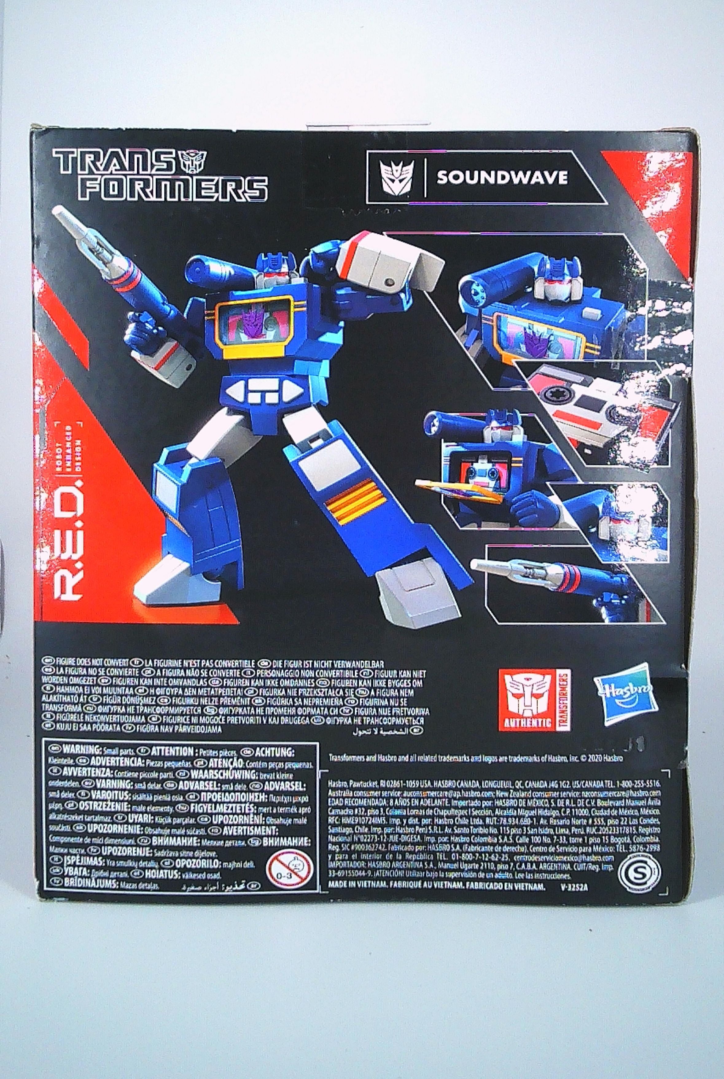 SoundWave "R.E.D." 6" figure Hasbro