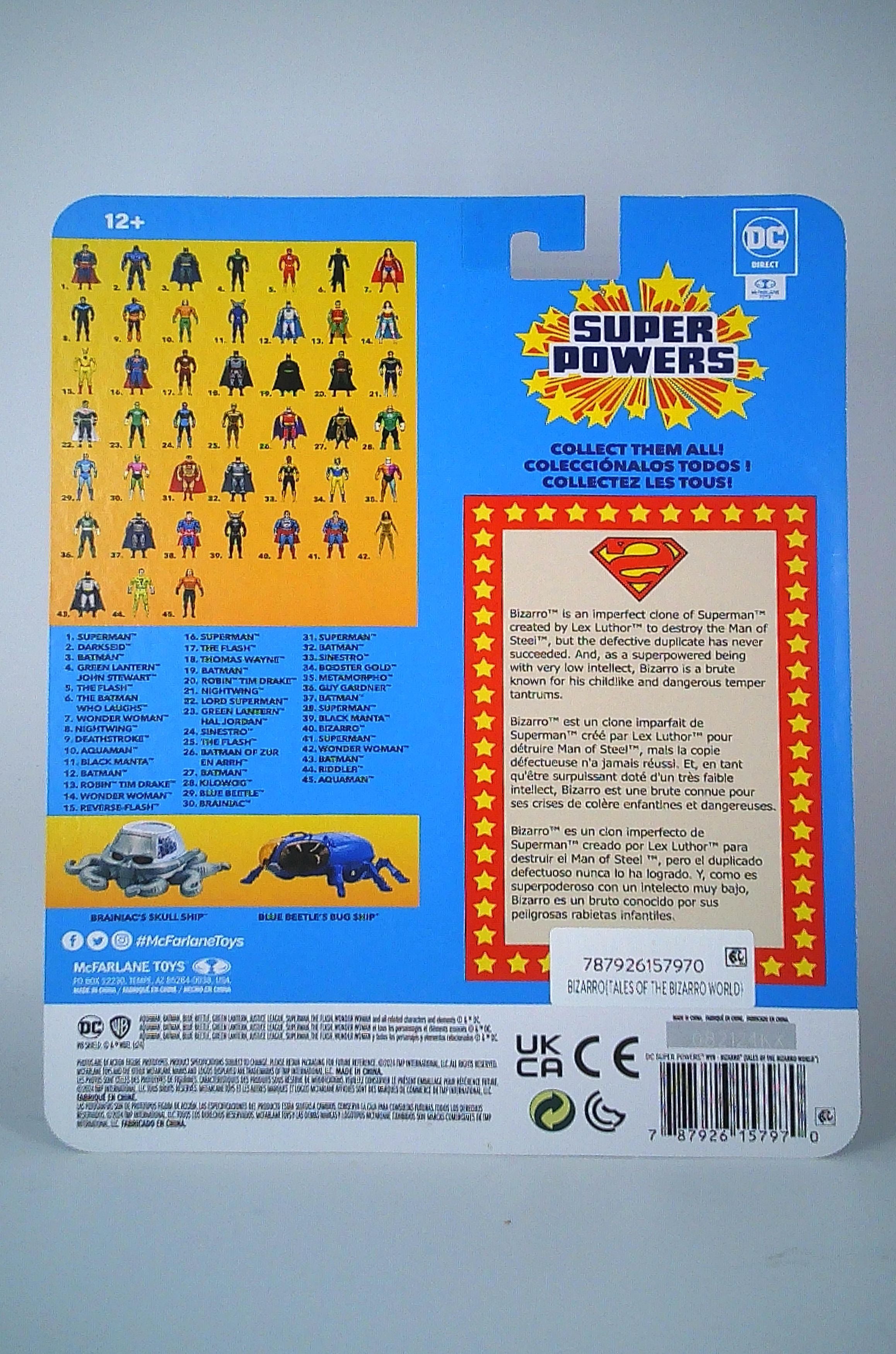 Bizarro Super Powers 4" Figure McFarlane figure (Silver Age)