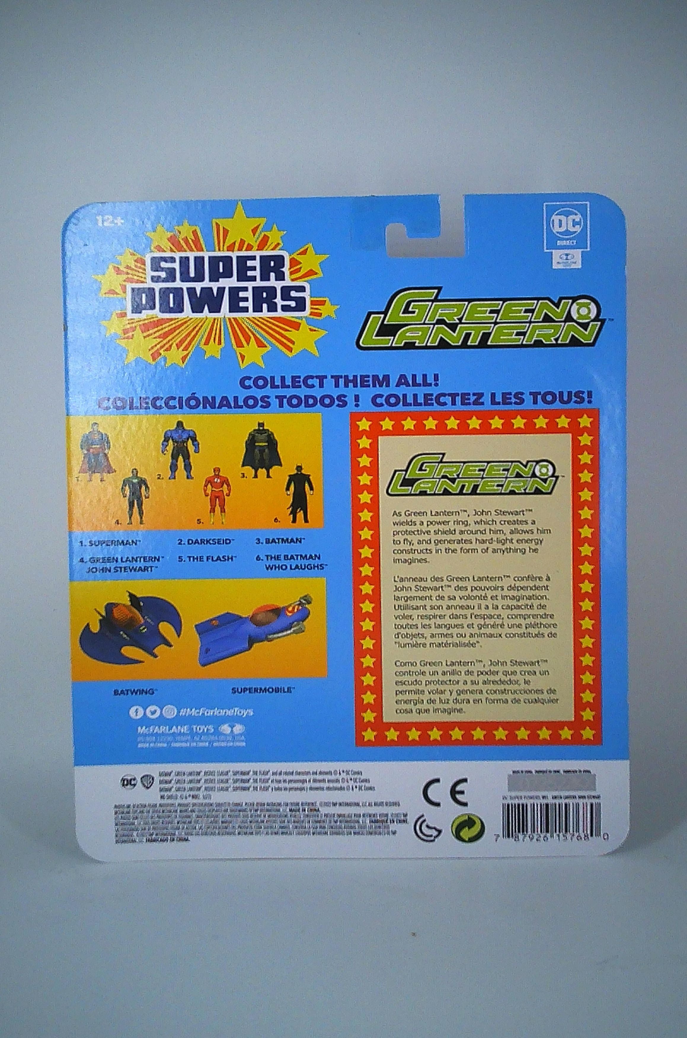 John Stewart Super Powers 4" McFarlane figure (Green Lantern)