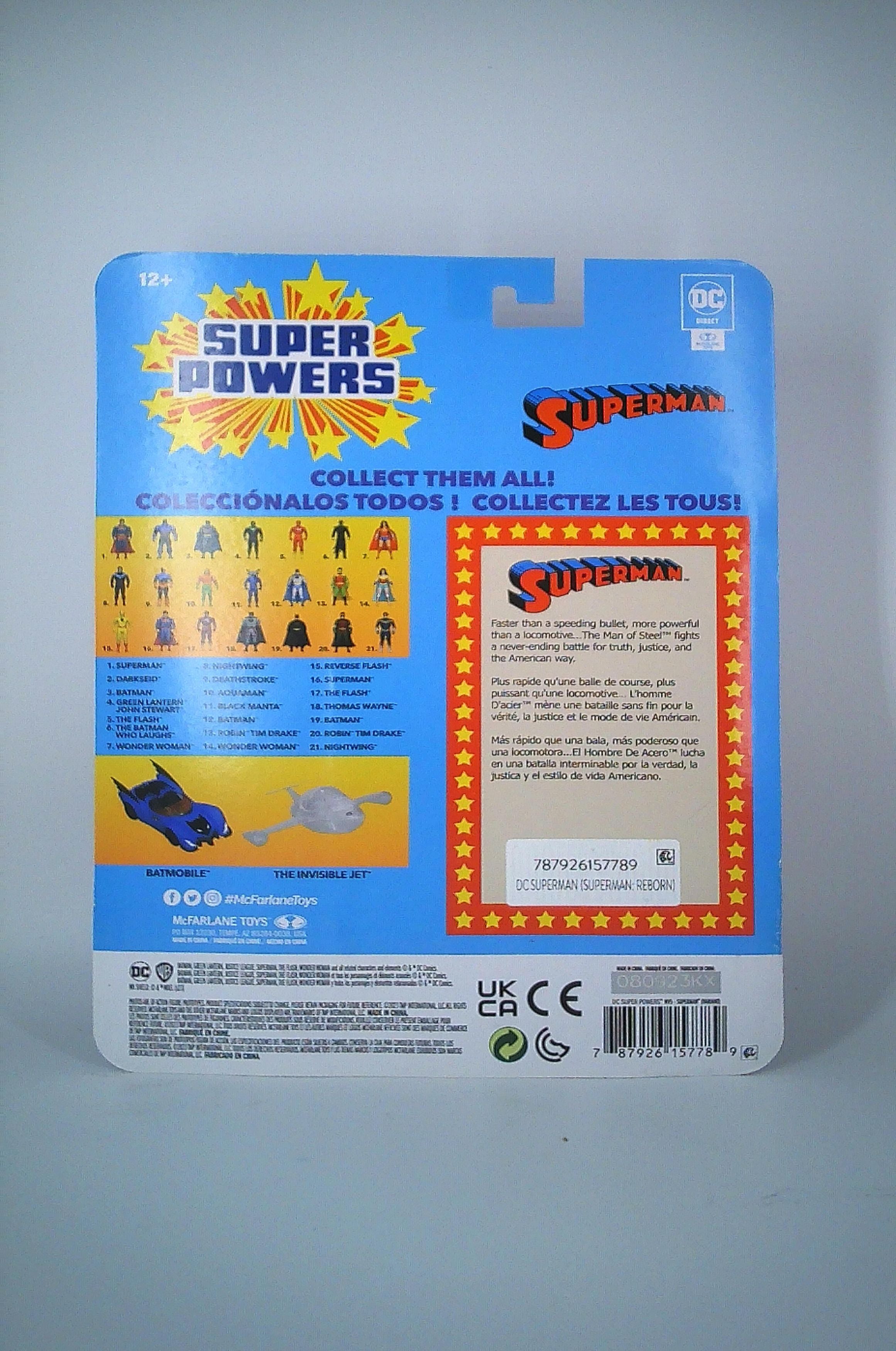 Superman Super Powers 4" Mcfarlane figure (New 52)