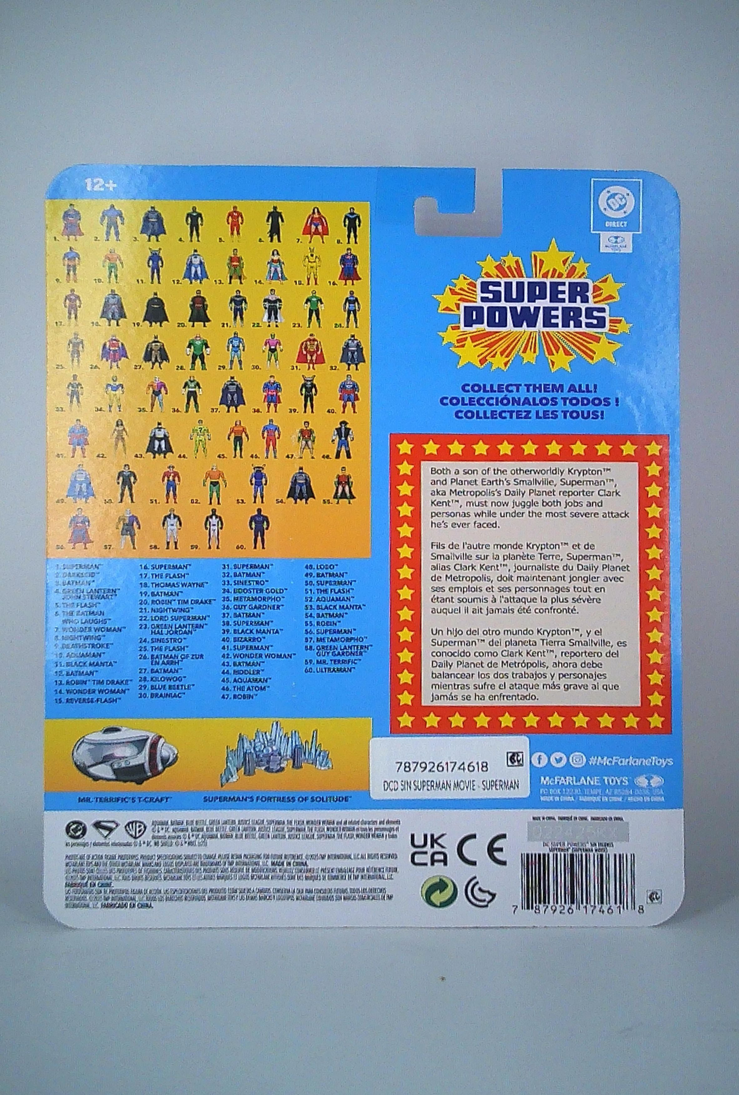 Superman Super Powers 4" McFarlane figure (Superman 2025)