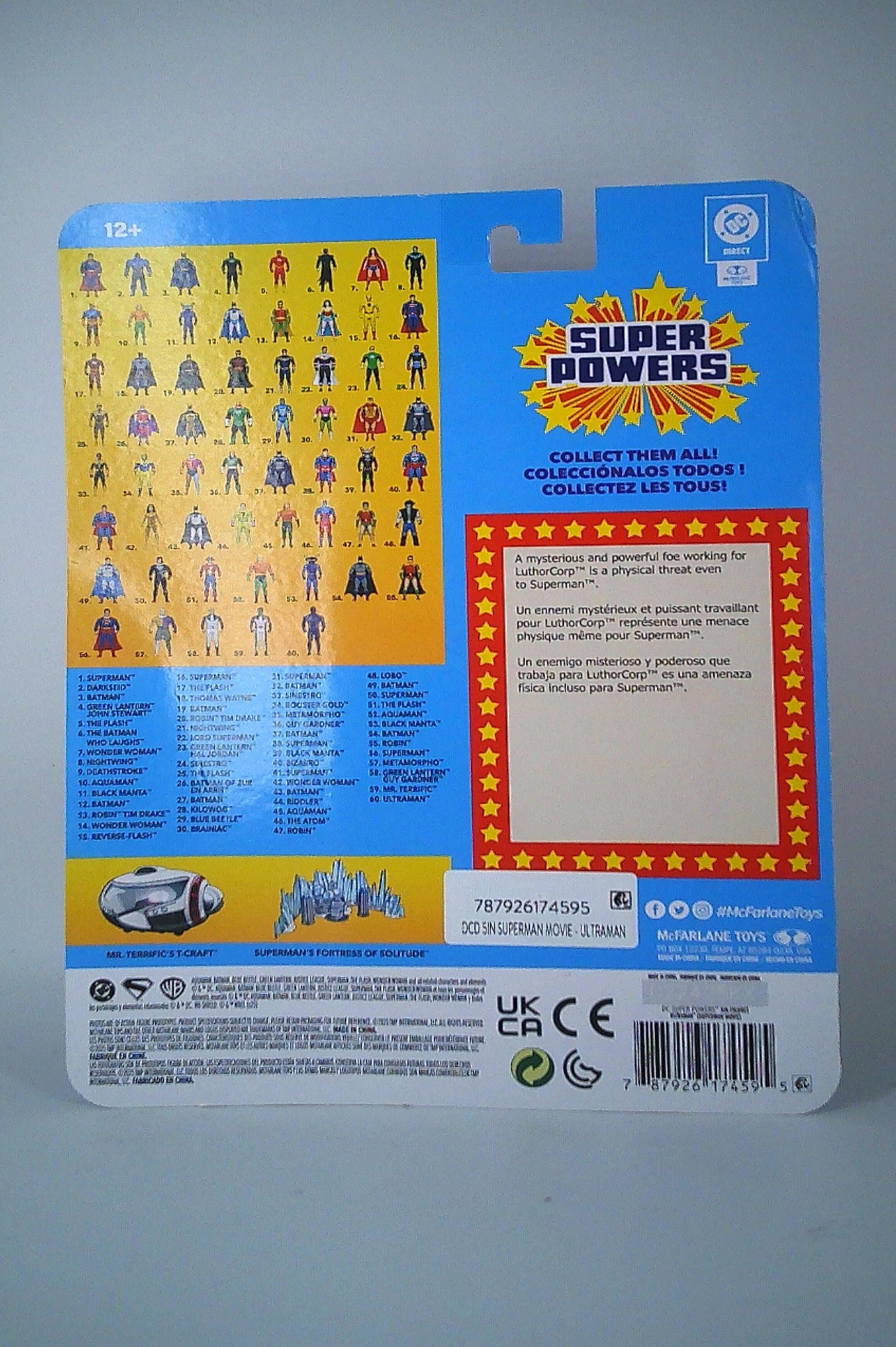 Ultra-Man Super Powers McFarlane 4" figure (Superman 2025)