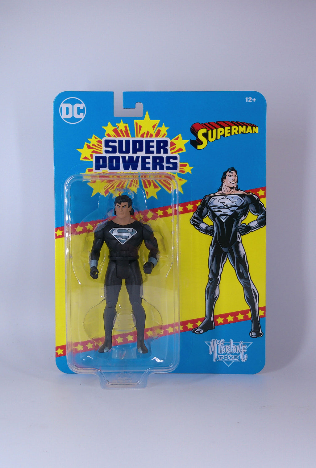 Super Powers Superman "Black suit" 5 inch 2025 (Chase) Mcfarlane
