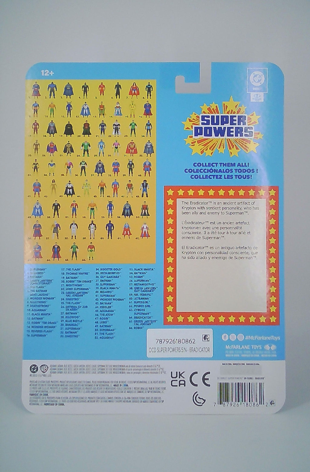 The Eradicator " Super Powers" wave 13 5" figure Mcfarlane 2026