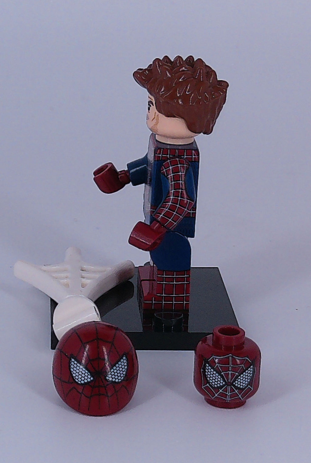 Custom Spider-Man "Movie" 2 inch figure (Brick building) Marvel