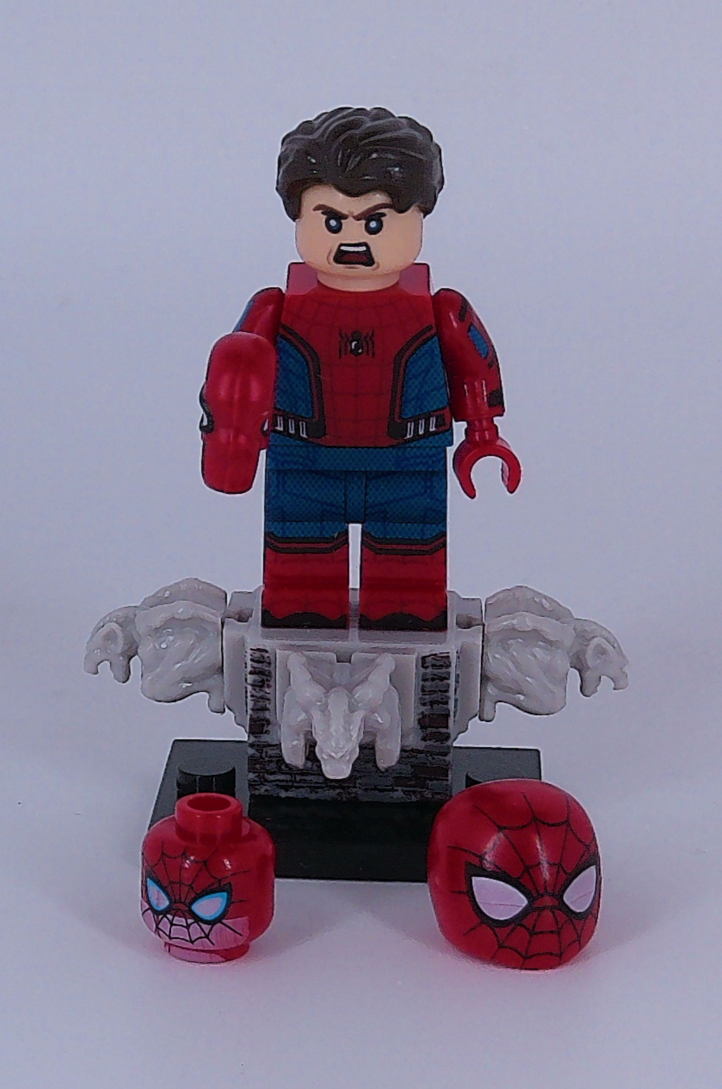 Custom Spider-Man "Classic" 2 inch mini figure (Brick building) Marvel