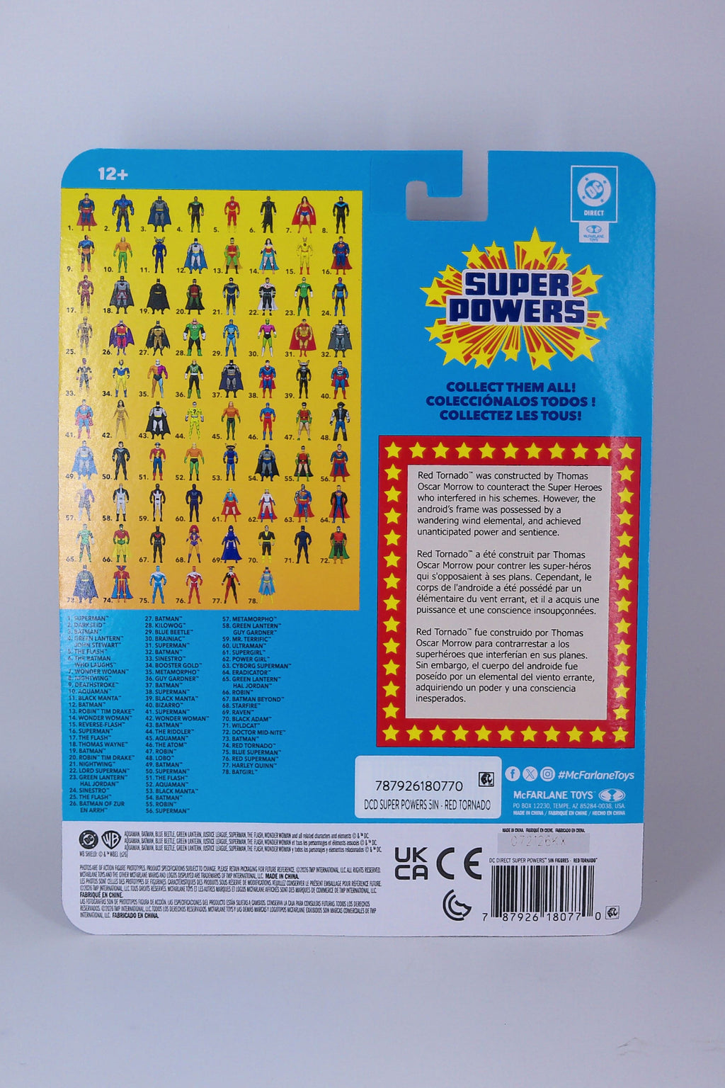 Super Powers Red Tornado 5" figure McFarlane 2026