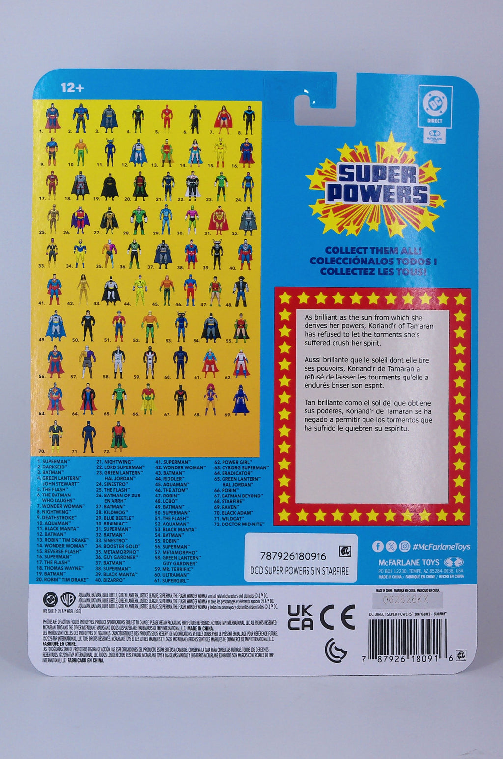 Super Powers Starfire 5" Figure McFarlane toys wave 14