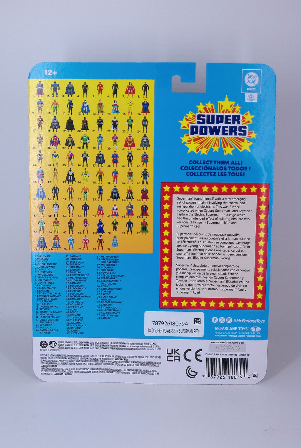 Super Powers Superman "Red" 5" figure wave 15 McFarlane 2026