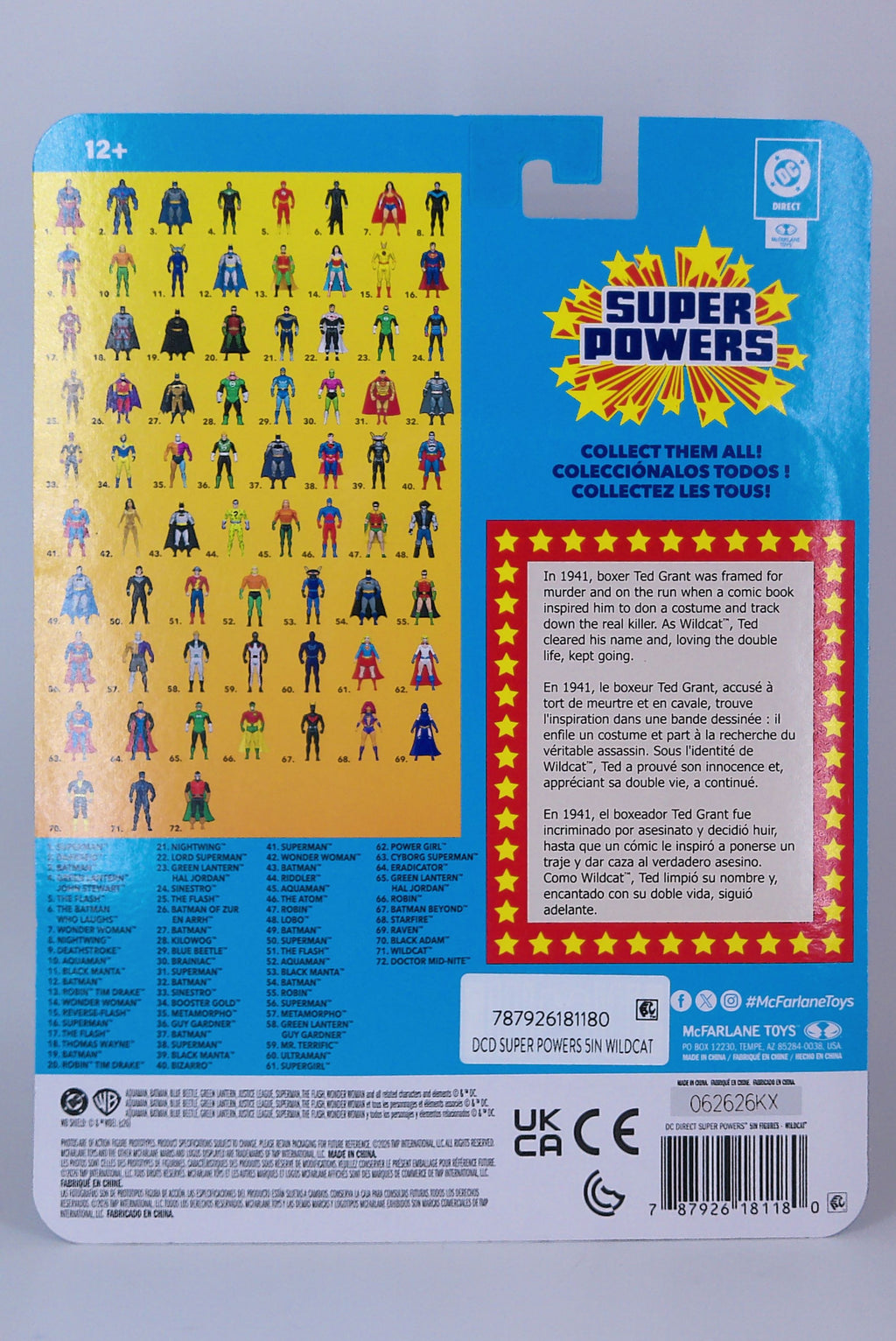 Super Powers Wildcat 5 inch figure McFarlane toys wave 14