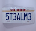 Grand Theft Auto custom license plate "5T3ALM3"