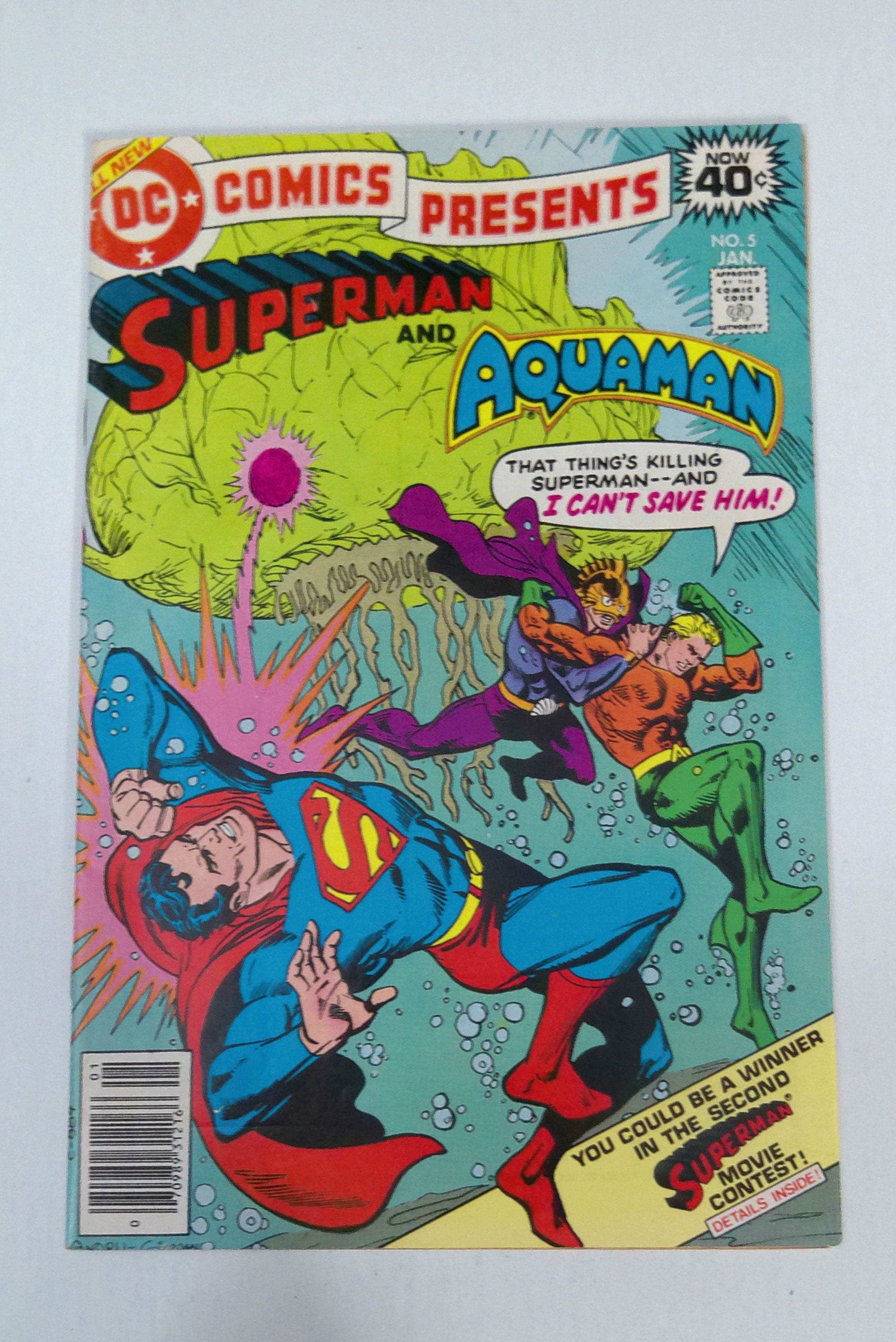 Dc Comics Presents Superman and Aquaman Issue 5 Jan 1979