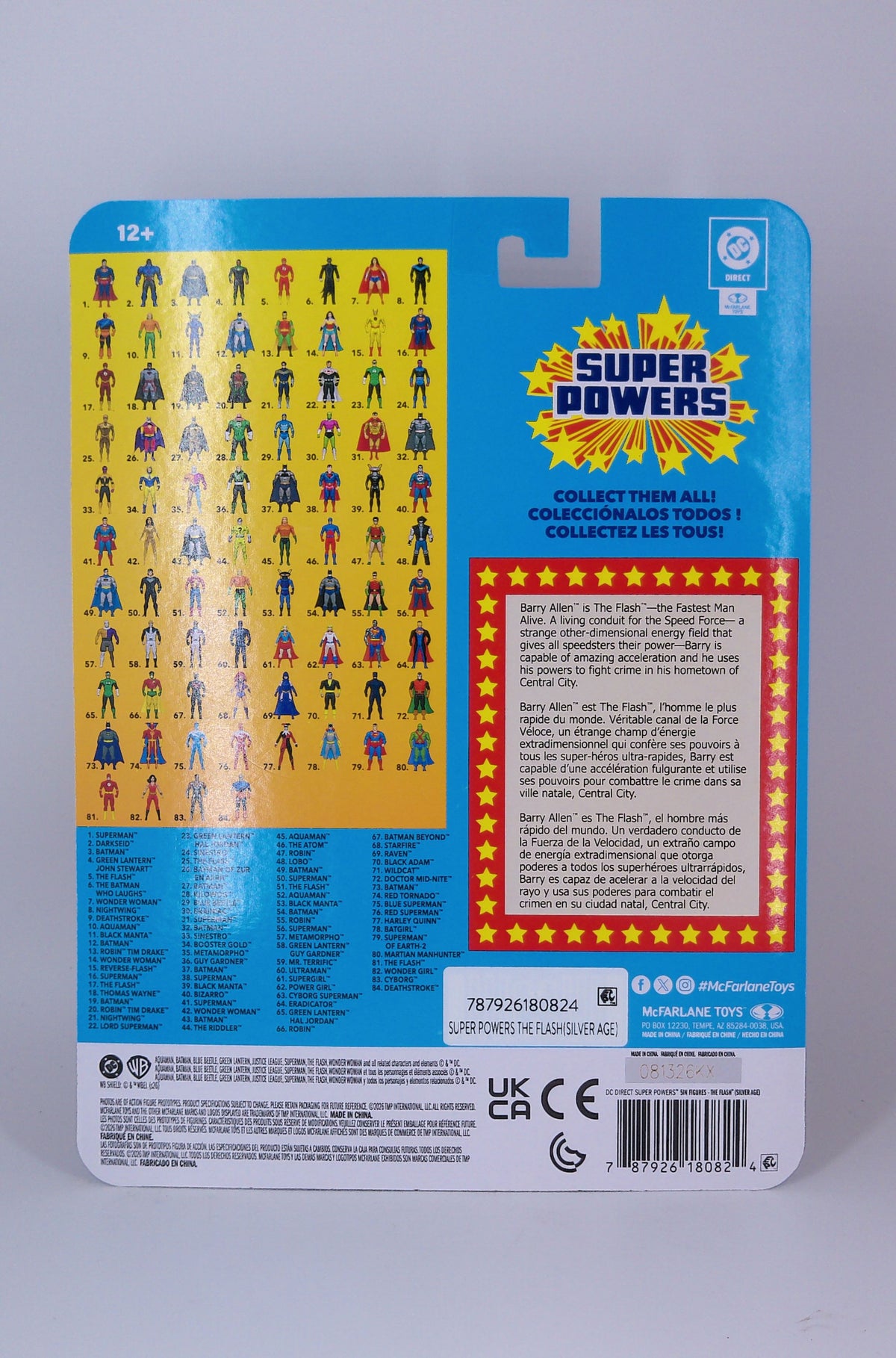 Super Powers "Silver Age" Flash McFarlane Toys wave 16
