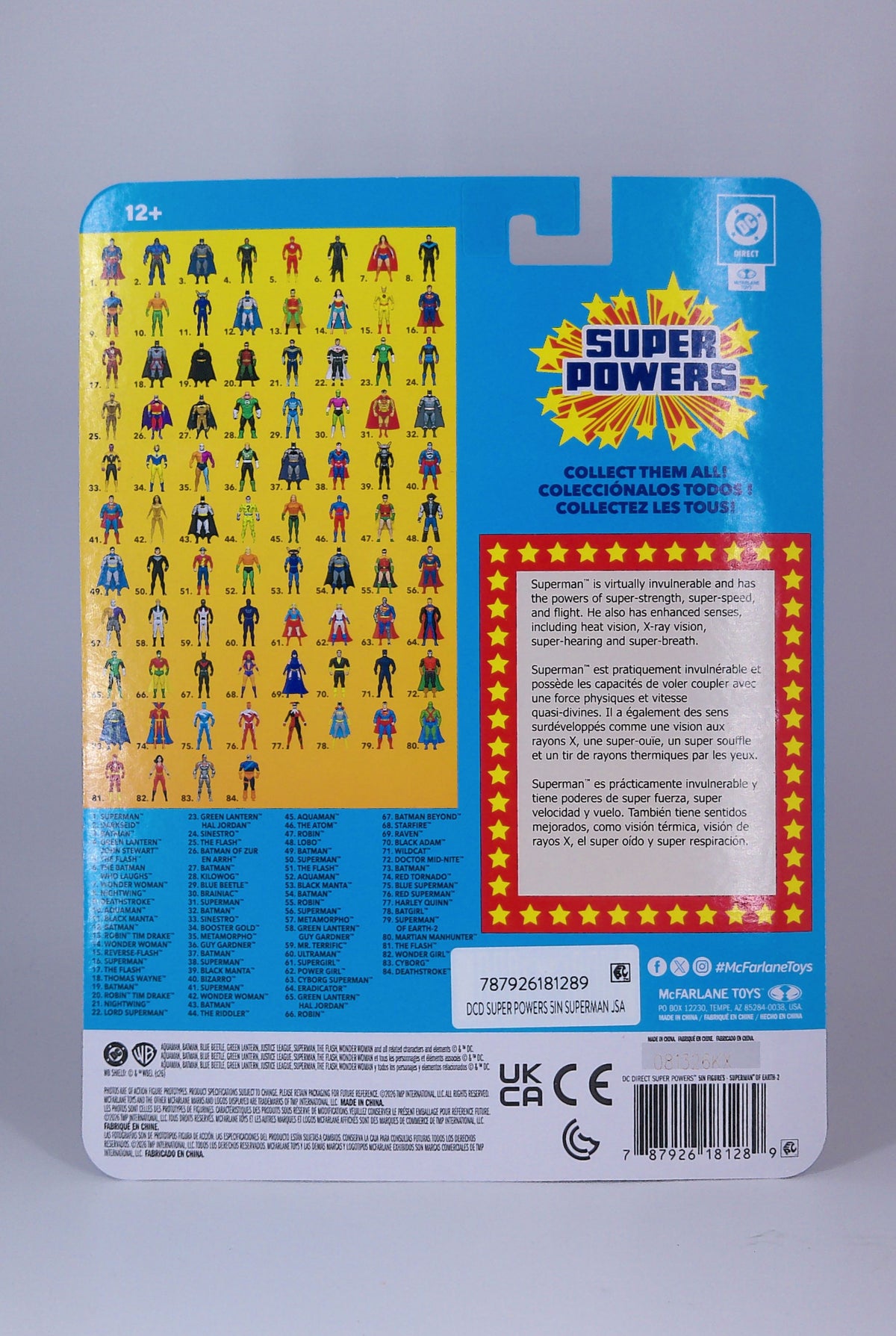 Super Powers "Earth 2" Superman McFarlane Toys wave 16