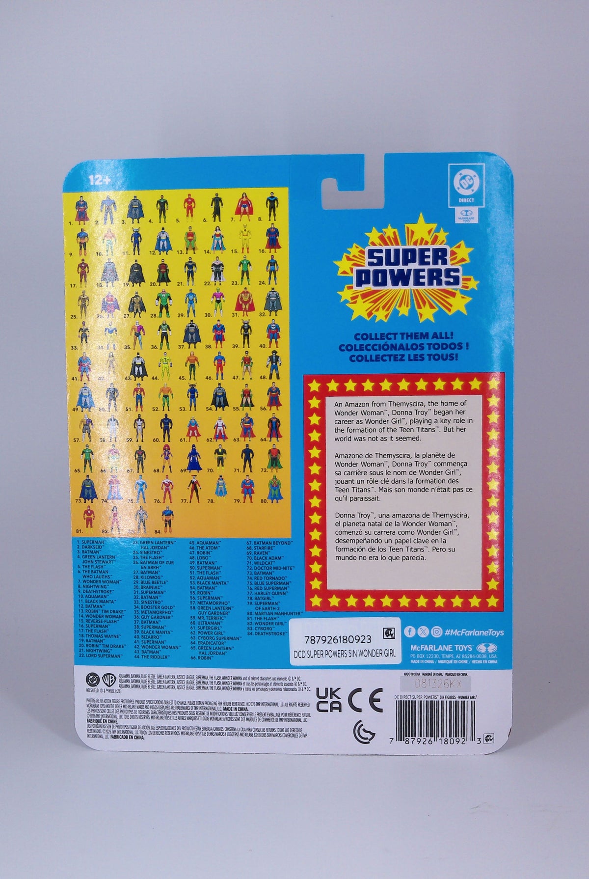 Super Powers Wonder Girl 5" figure McFarlane toys wave 16