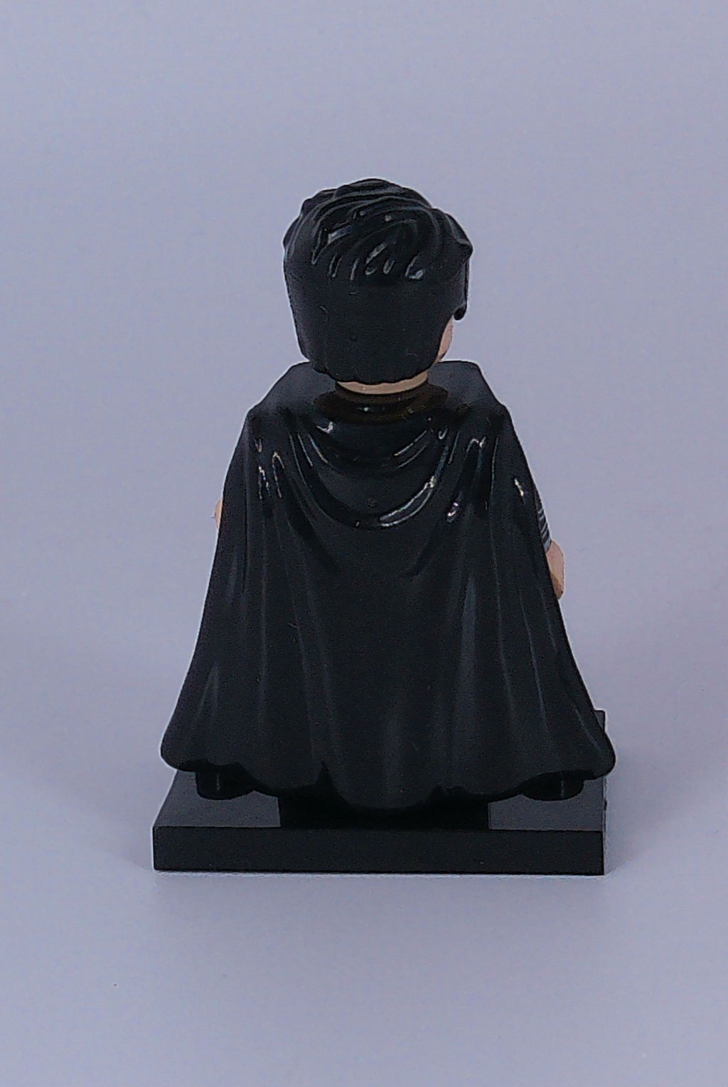 Custom Superman "Black suit" 2 inch mini figure (Brick building) Dc Comics