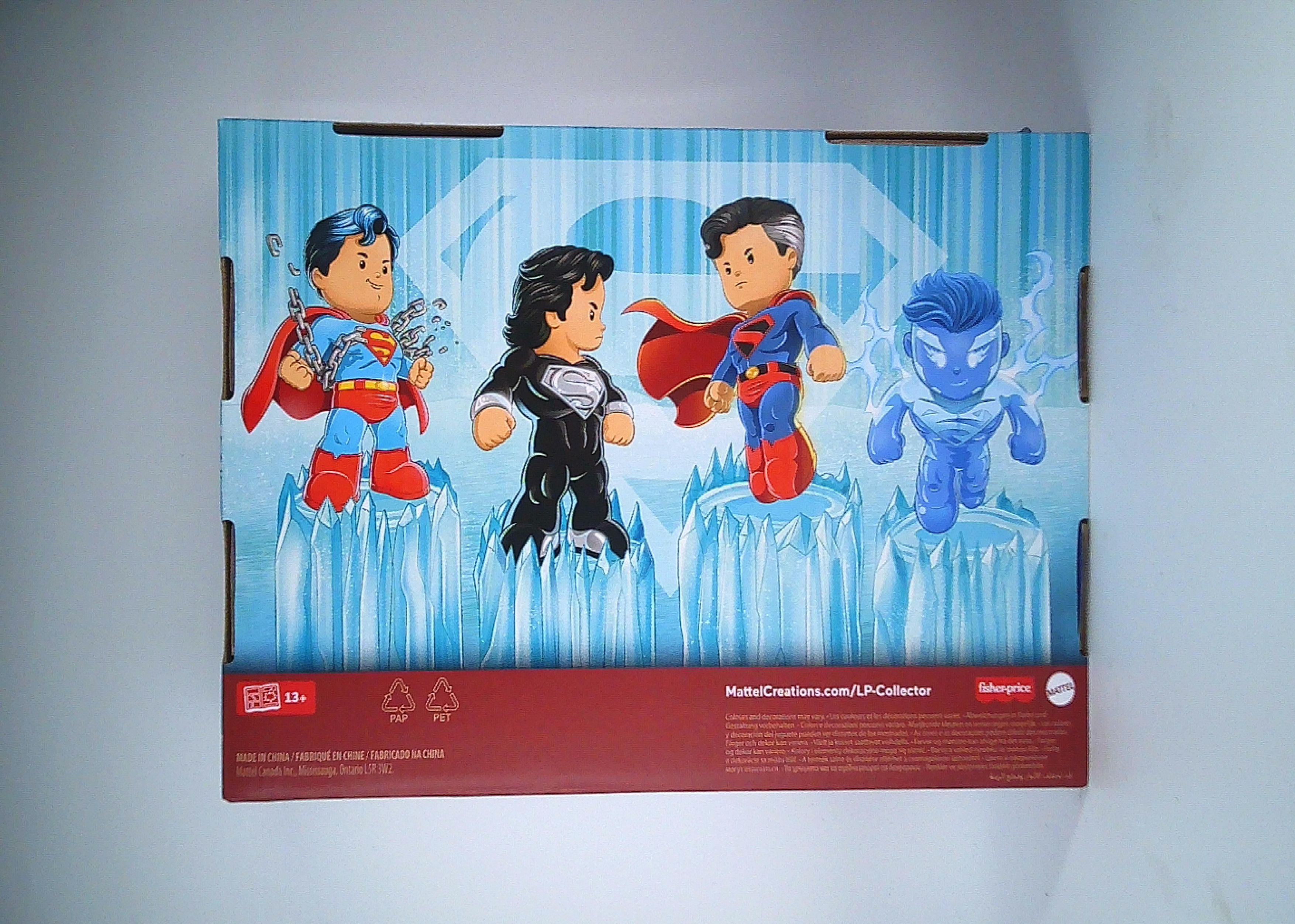 Superman Little people 4 pack collector set mattel 2025