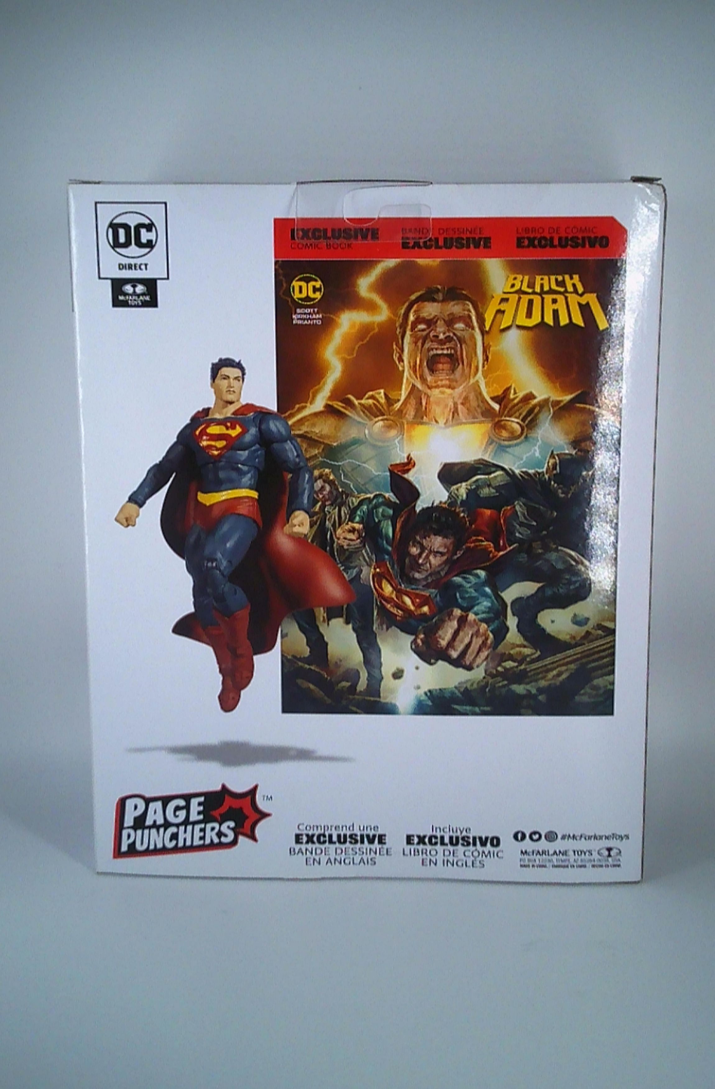 Superman "Black Adam" Page punchers Mcfarlane 7" figure 2022