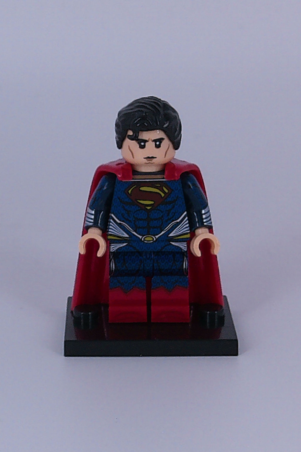 Custom Superman "BVS" 2 inch mini figure (Brick building) DC Comics