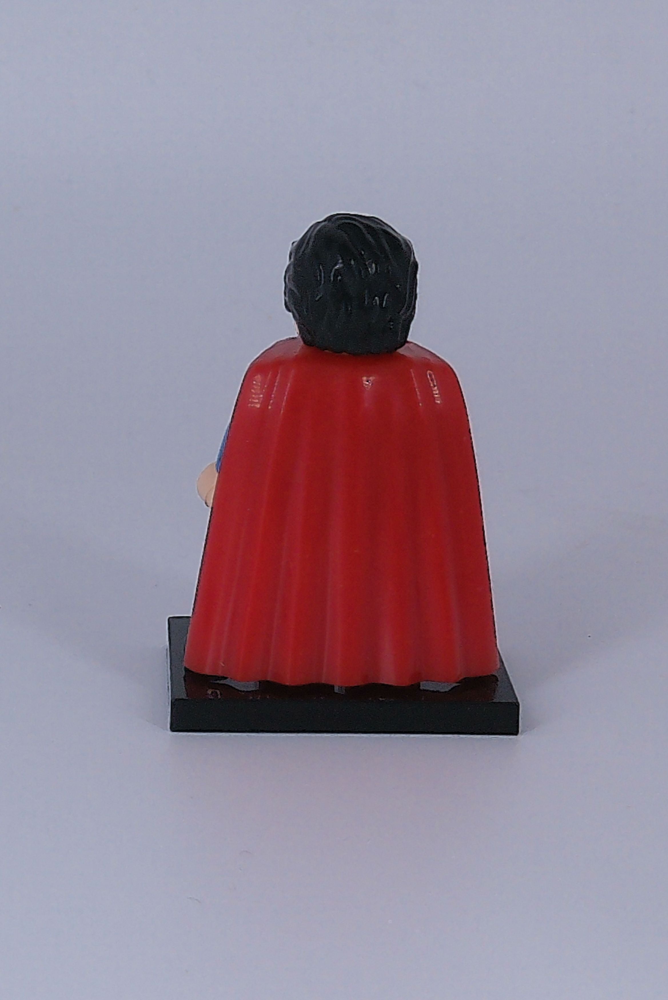 Custom Superman "Lazer eyes" 2 inch mini figure (Brick building) DC Comics