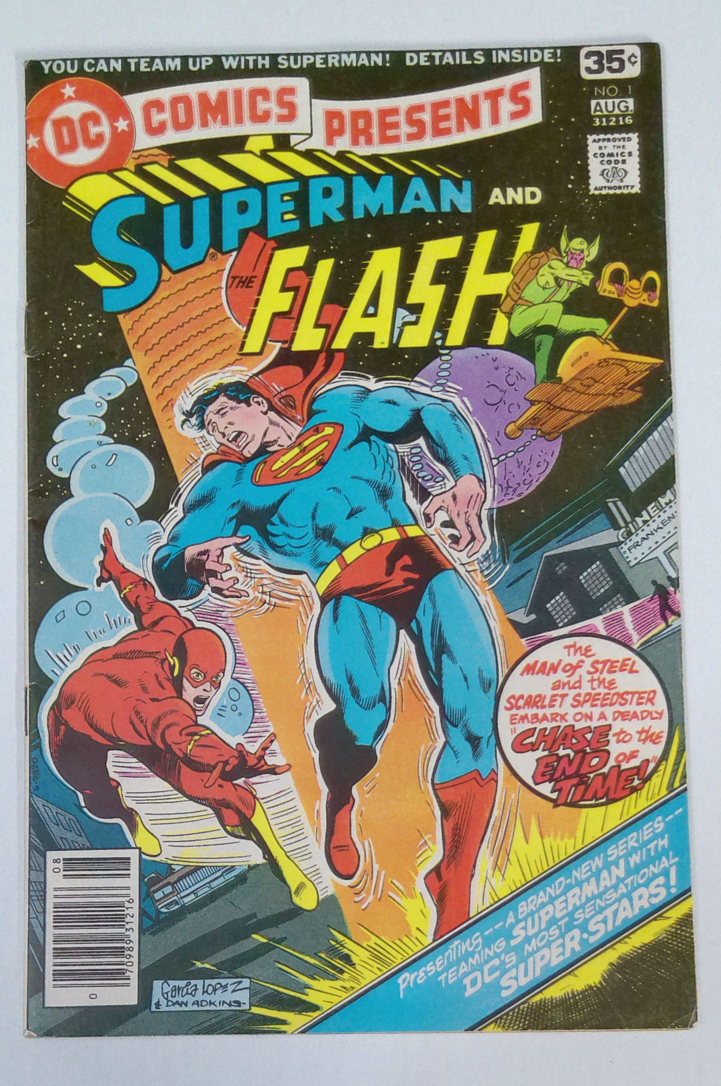 Dc Comics Presents Superman And Flash Issue #1 Aug 1978