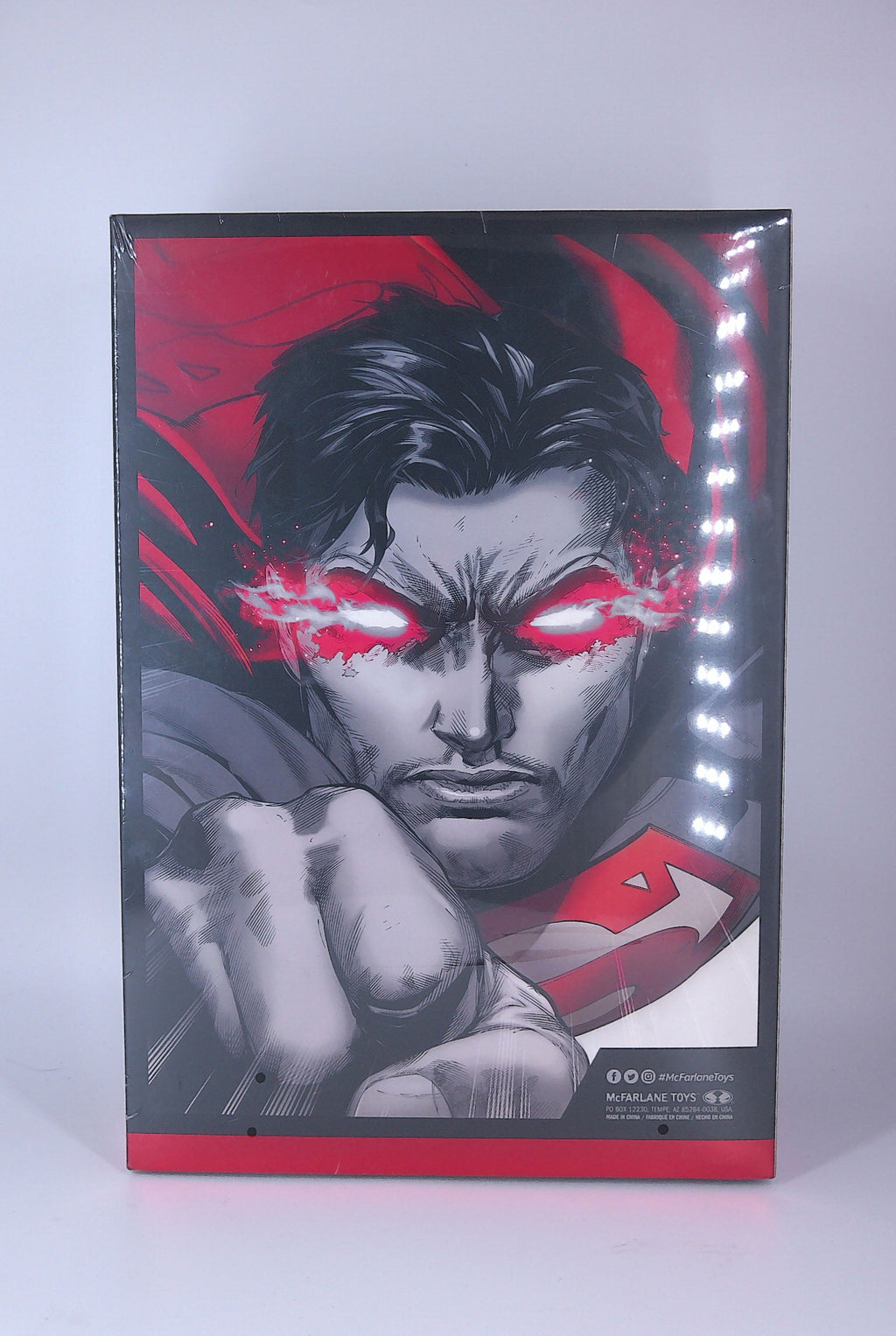 Superman "Black Adam" black and white accent edition 7" figure McFarlane 3000 pcs