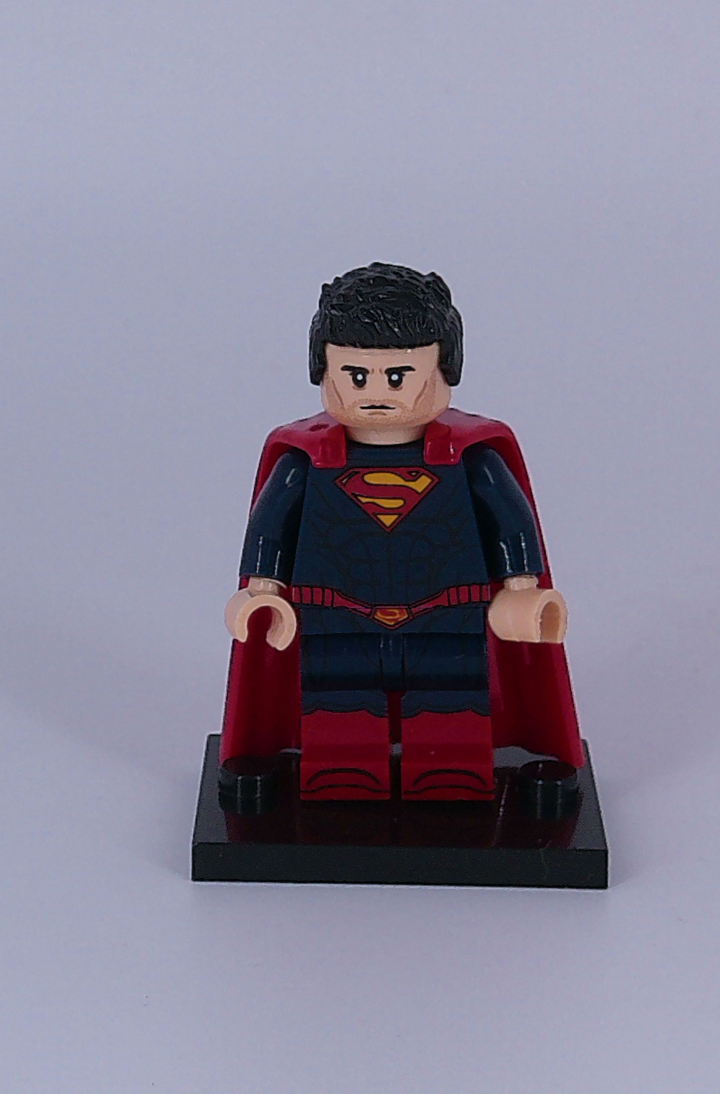 Custom Superman "New 52" 2 inch mini figure (Brick building) Dc Comics