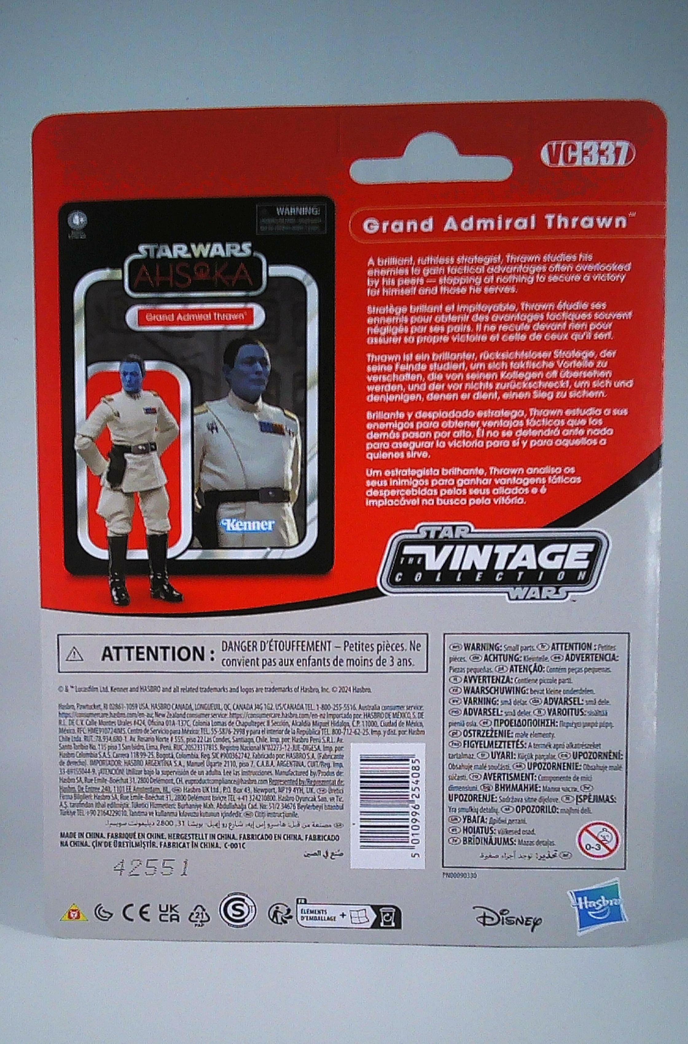 Star Wars 3.75 Carded Collection- Grand Admiral Thrawn (Ahsoka)