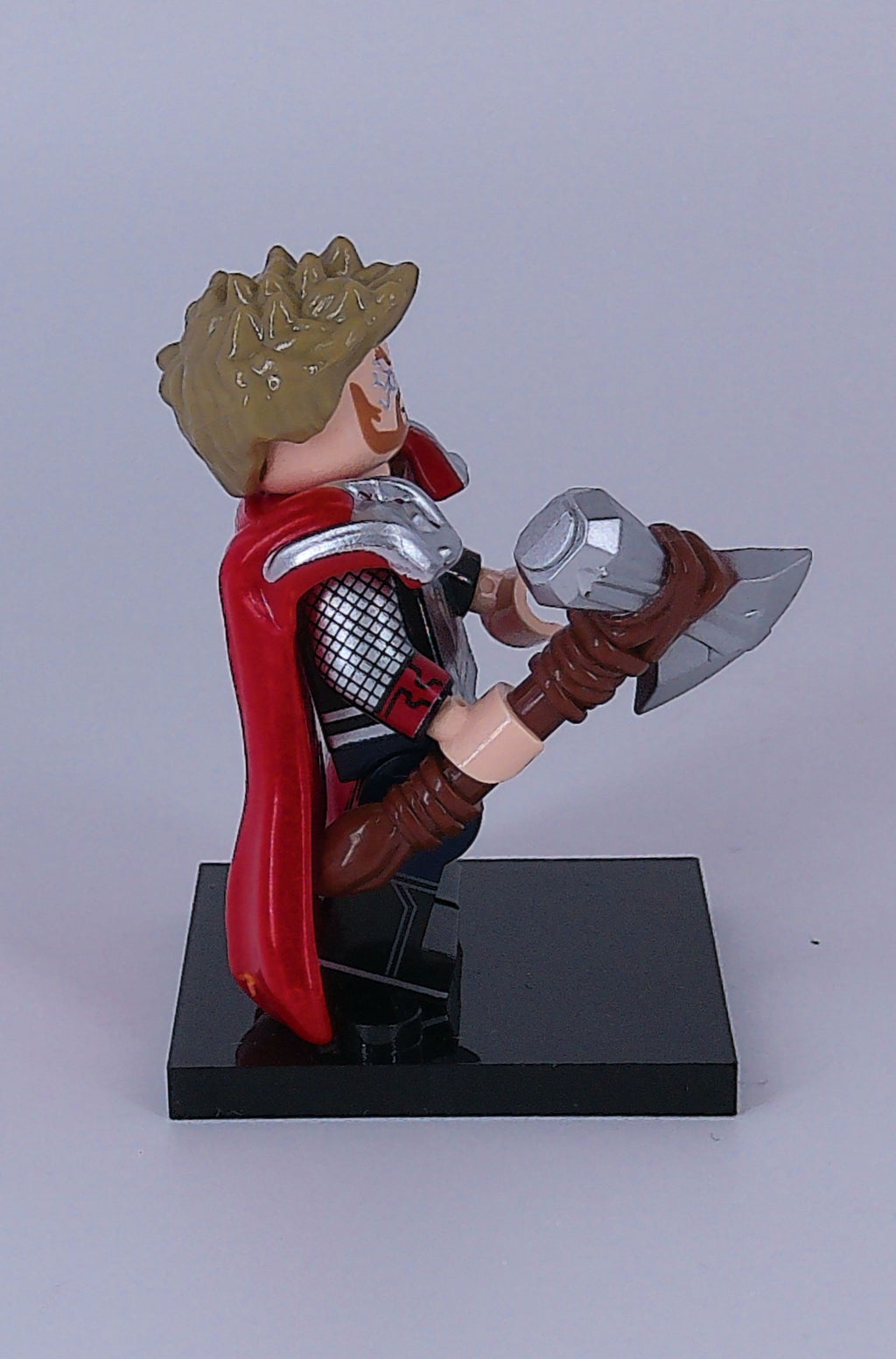 Custom Thor with Stormbreaker 2 inch mini figure (Brick building) Marvel