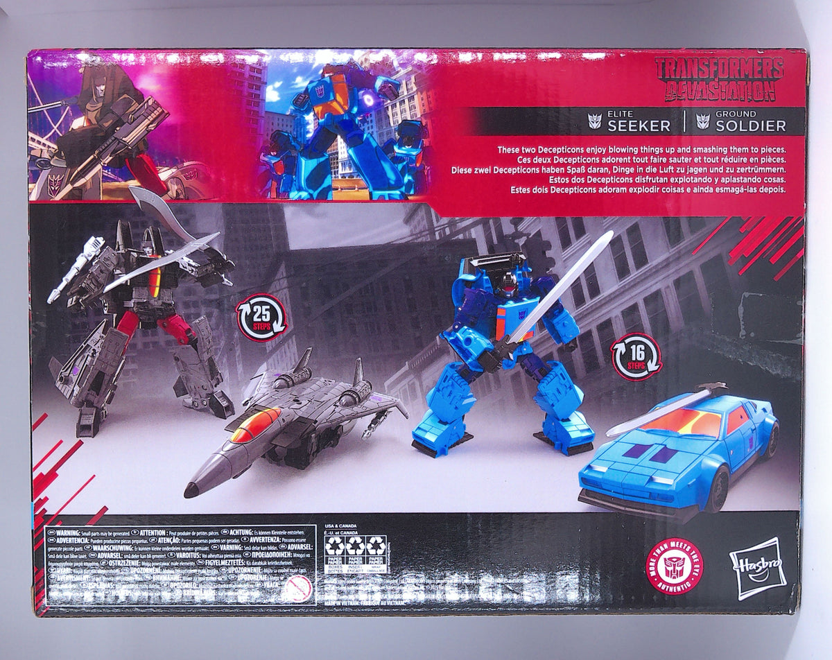 Elite Seeker/Ground Soldier 2 pack "Transformers:Devastation" Studio series 2025