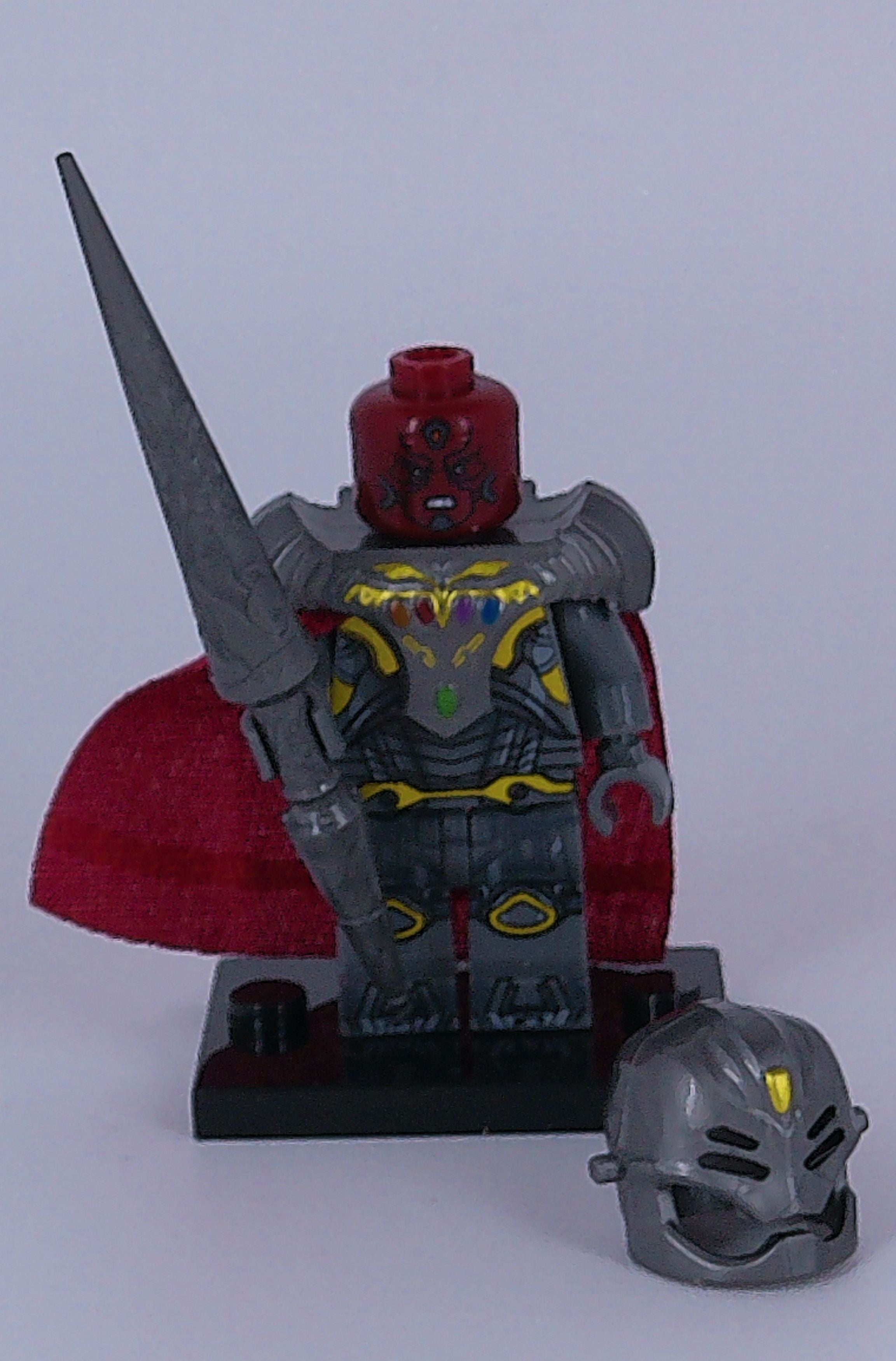 Custom Infinity Stone Ultron 2" Mini-figure (Brick building) Marvel