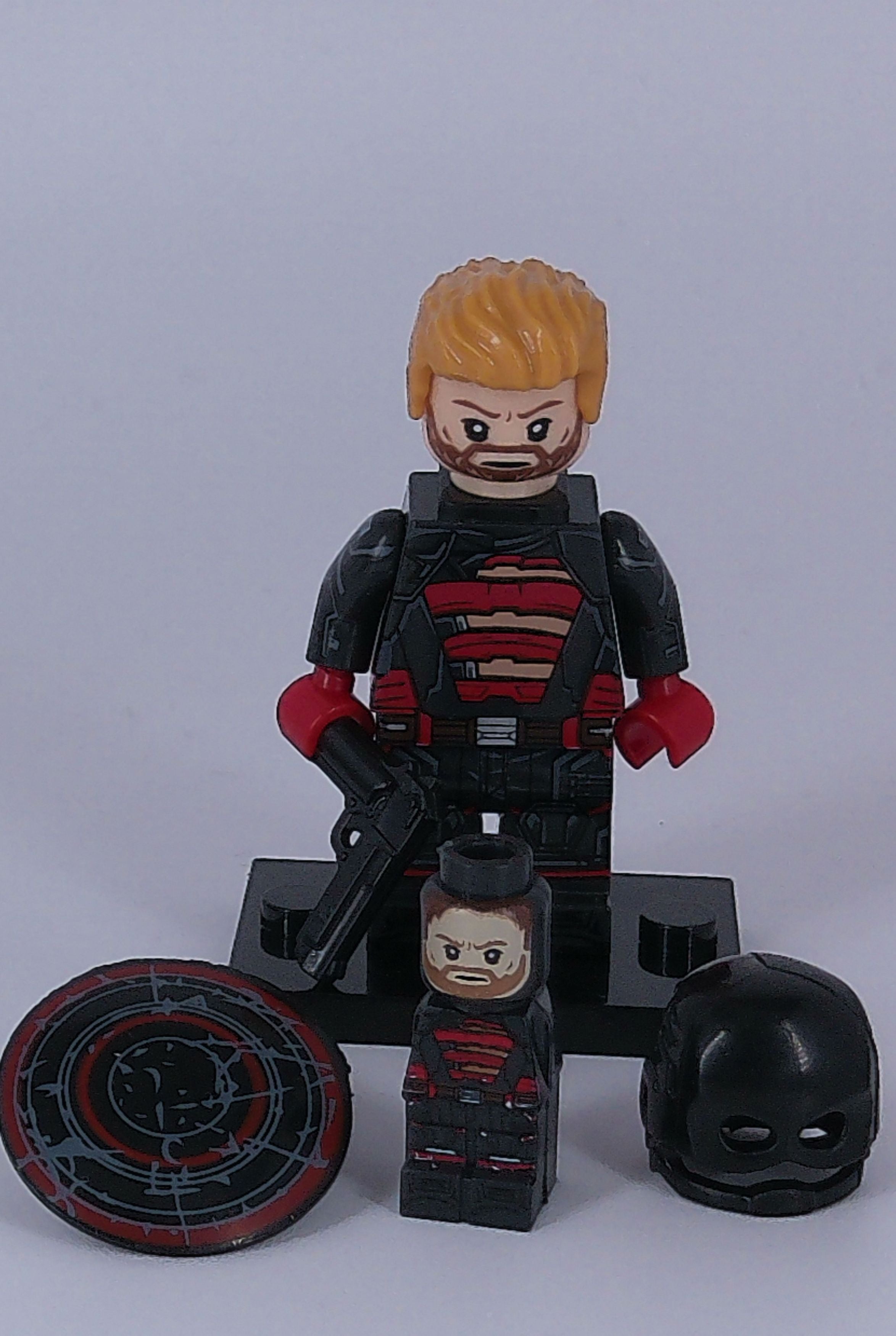 Custom U.S. Agent 2 inch mini figure (Brick Building) Marvel
