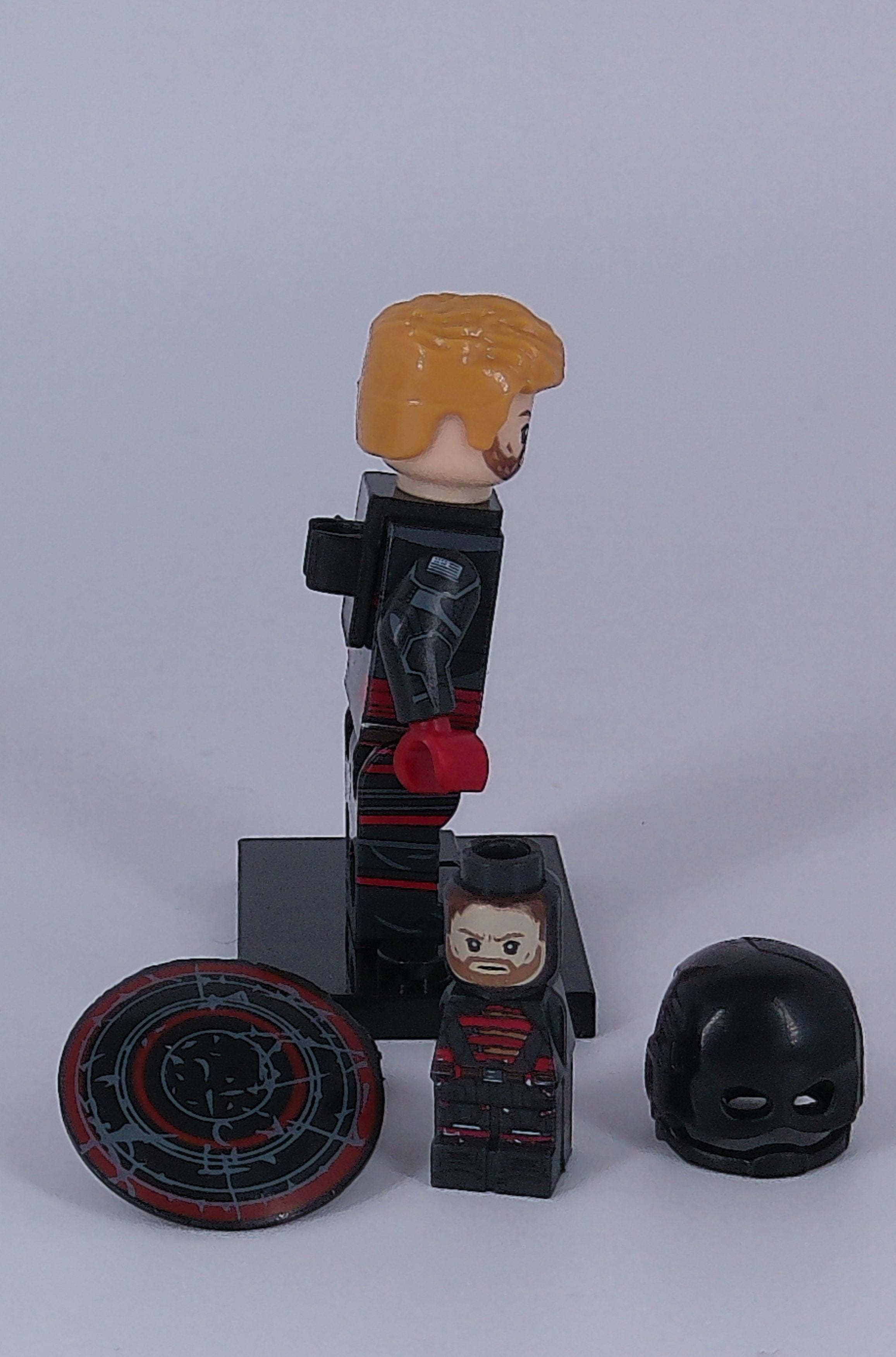 Custom U.S. Agent 2 inch mini figure (Brick Building) Marvel