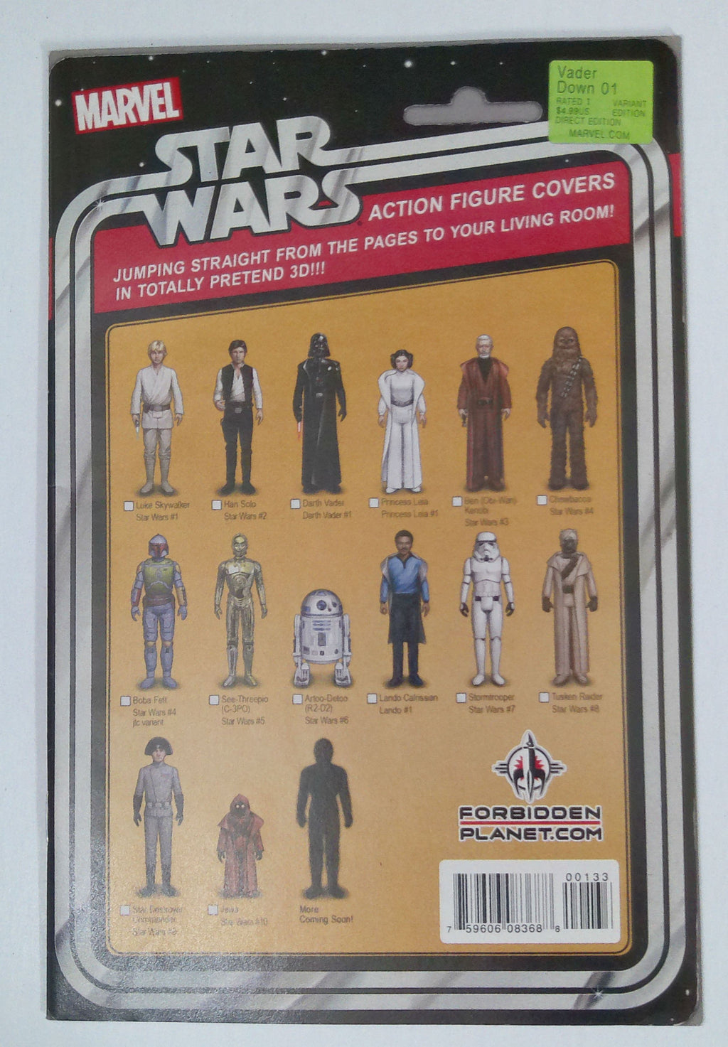 Vader down issue 1  (Forbidden Planet Variant) Nov 2015