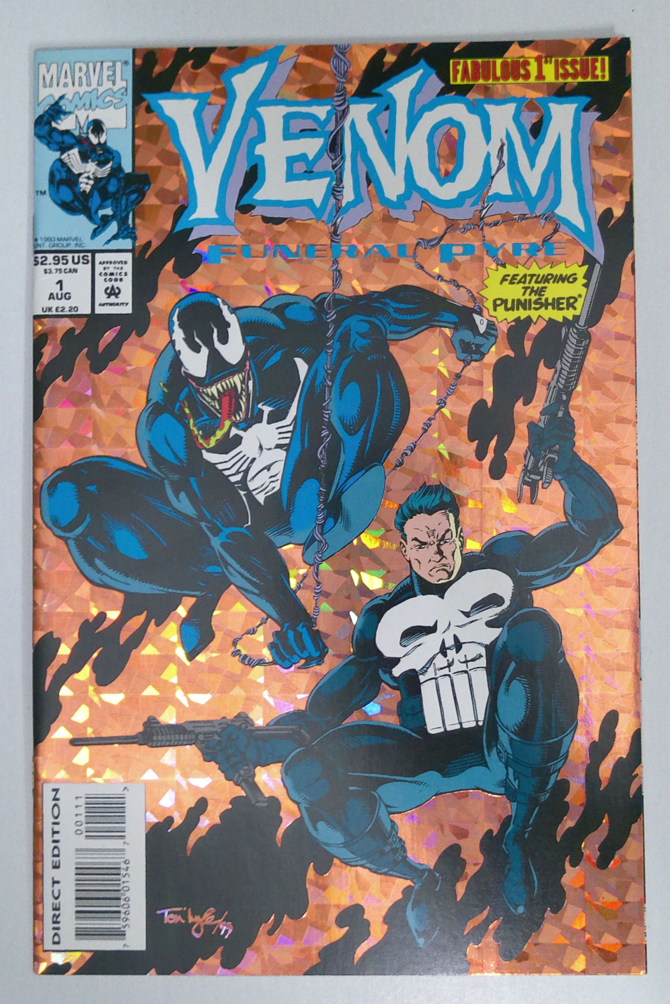 Venom "Funeral Pyre" Issues 1-3 (complete story) Aug 1993